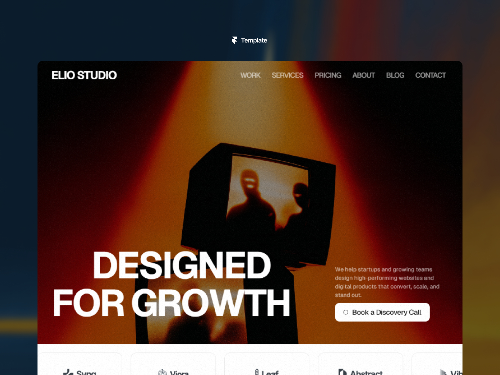 Nina Park — Free Portfolio Website Template by Akriti Jaiswal — Free Portfolio Template for Framer by Akriti Jaiswal preview