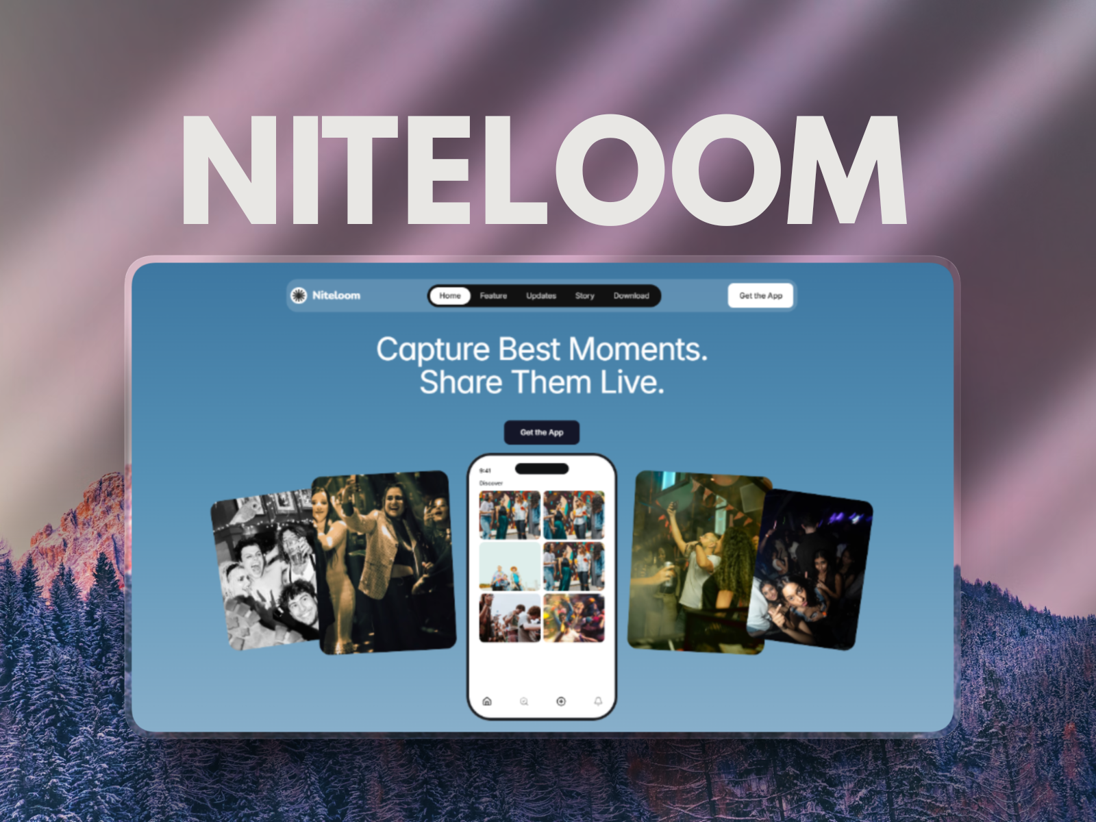 Niteloom — Free SaaS Website Template by Orix Studio — Free SaaS Template for Framer by Orix Studio preview