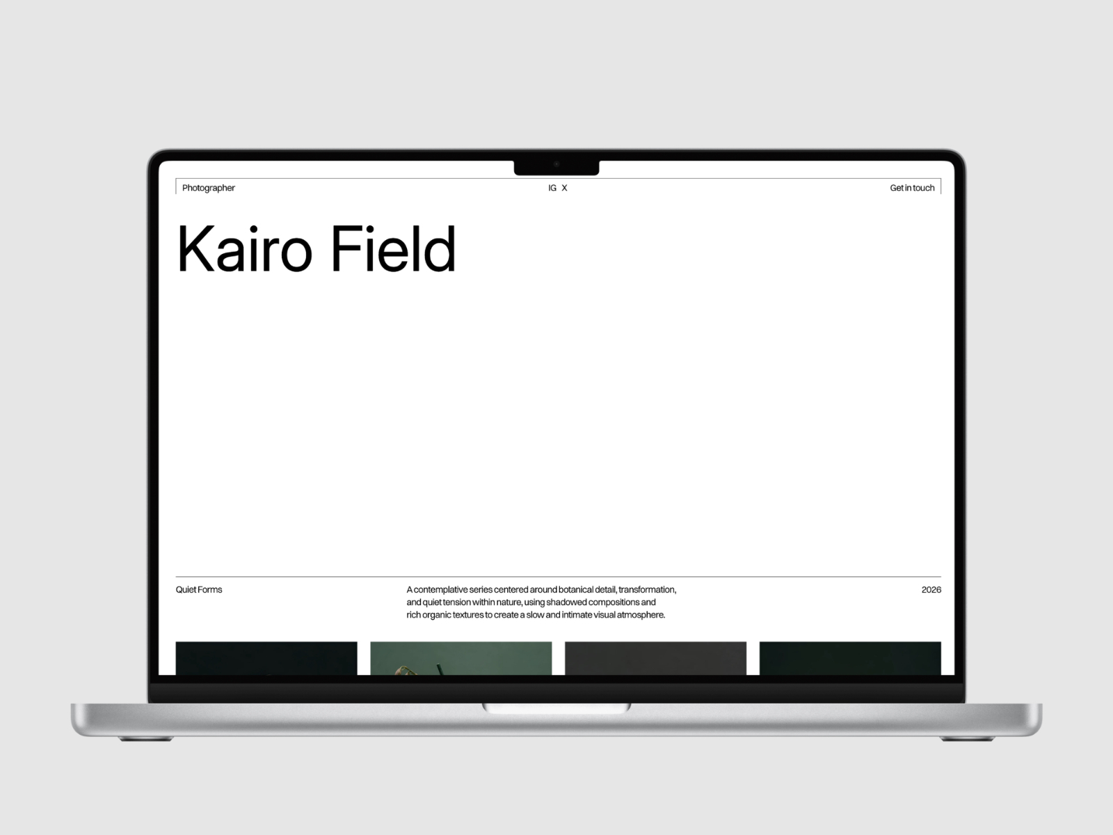 Noam Kiro: Free Personal Website Template by archiv.studio — Free Portfolio Framer Template preview