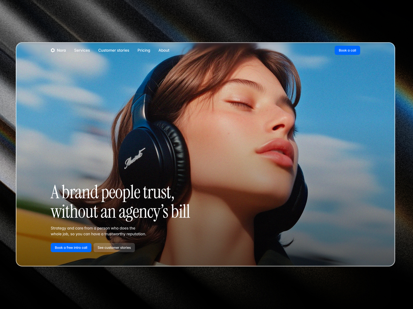 Nora Lind — Free Dental Framer Template preview