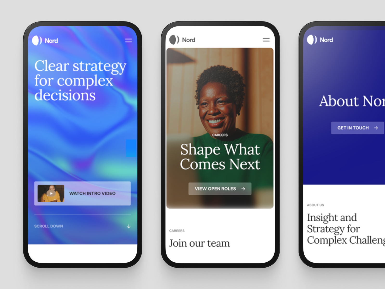 Nord PA — Free Public Affairs Framer Template preview