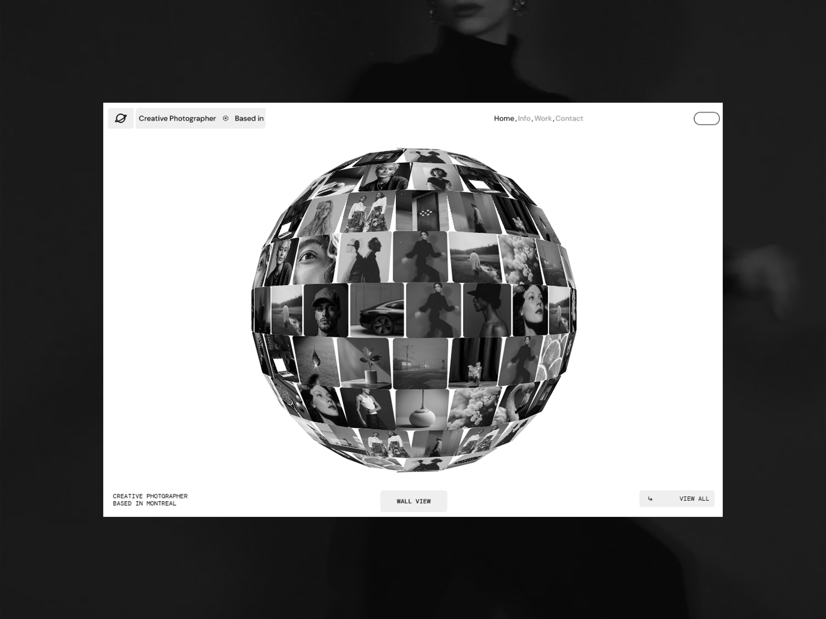 Nothing Folio — Free Photography Template for Framer by Dave Omeiza preview