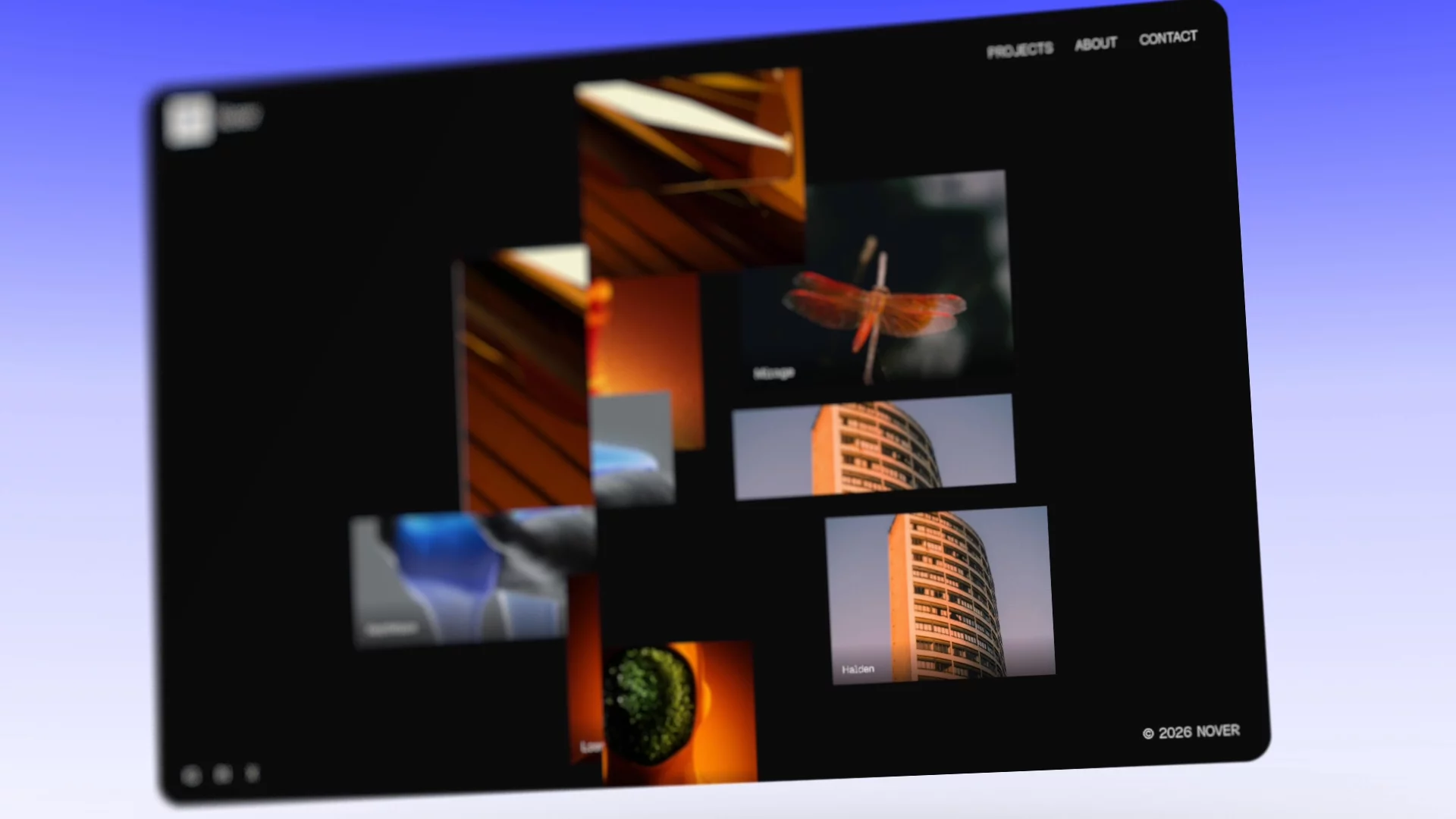 Nover — Free Portfolio Template for Framer preview