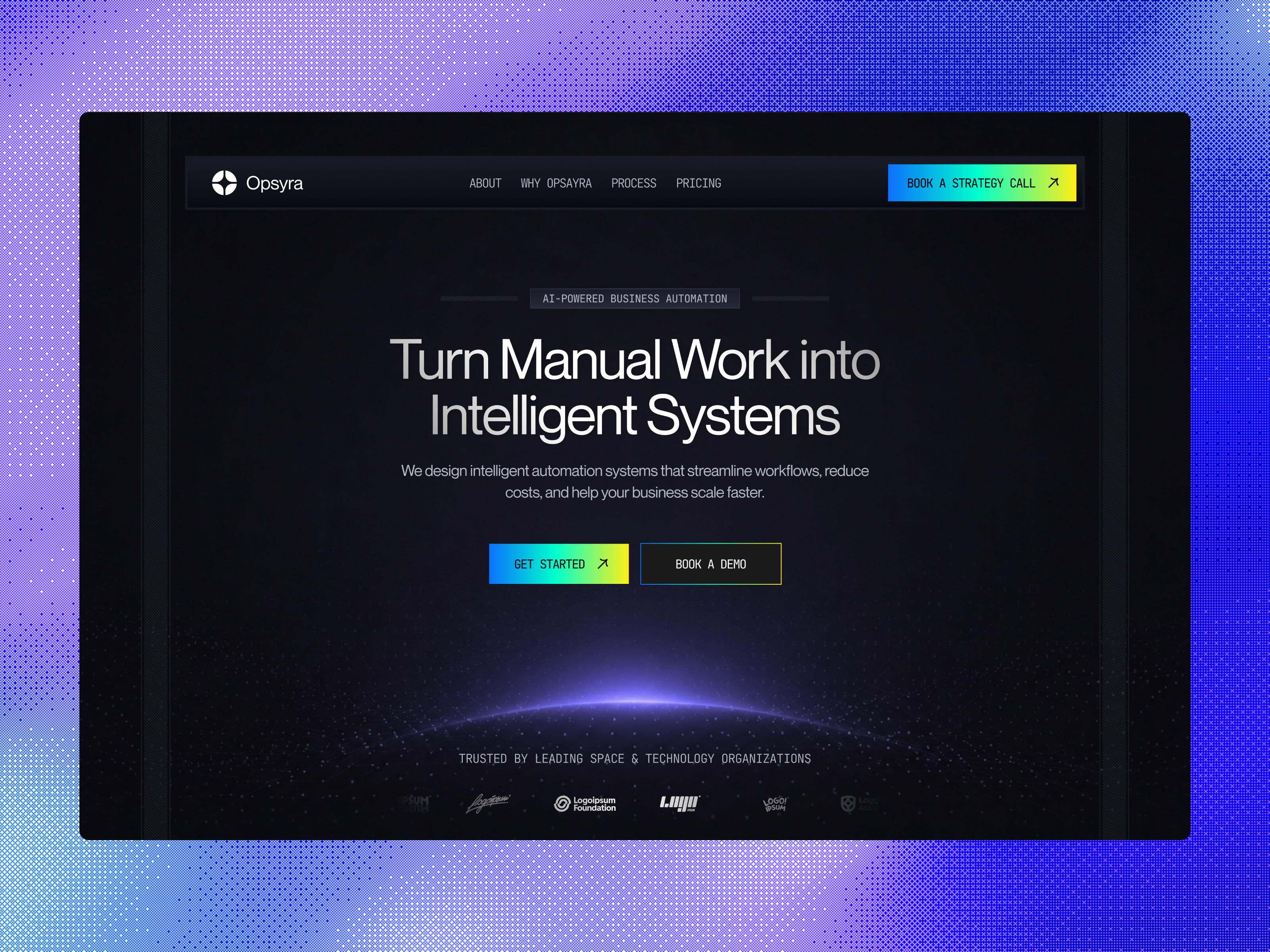 Opsyra — Free Automotive Framer Template preview
