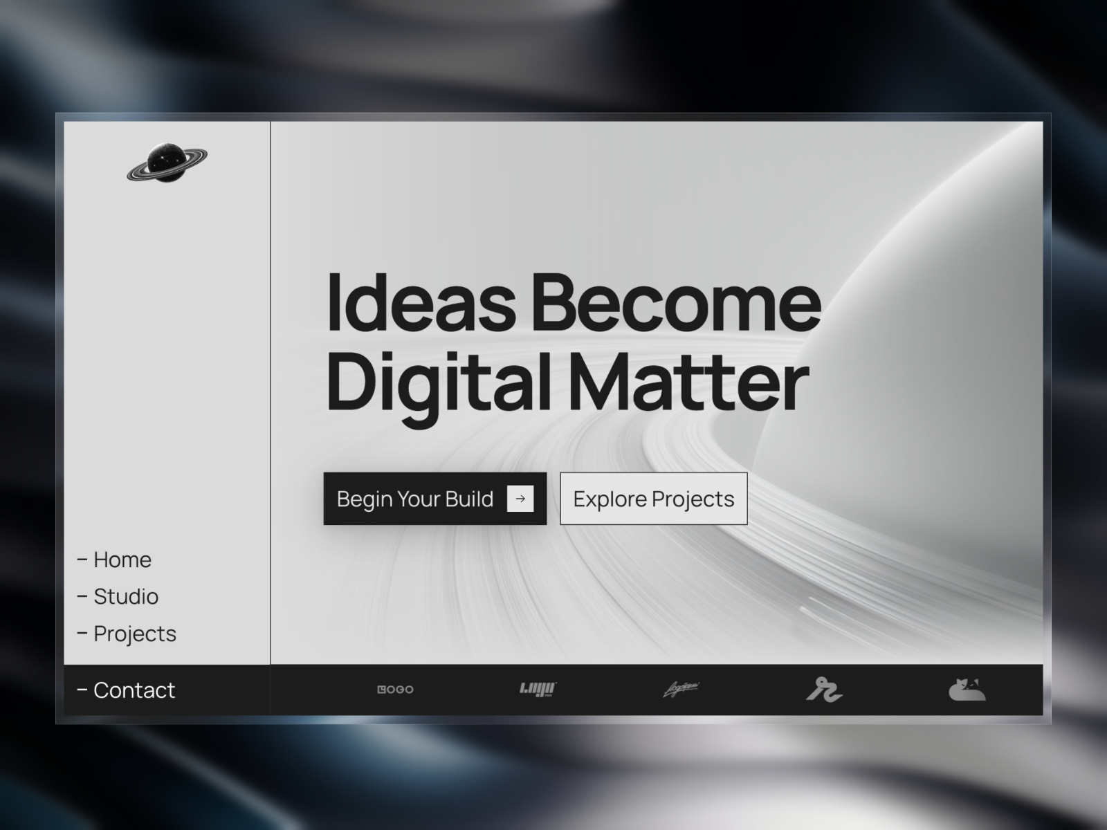Orino — Free Digital Studio Framer Template preview