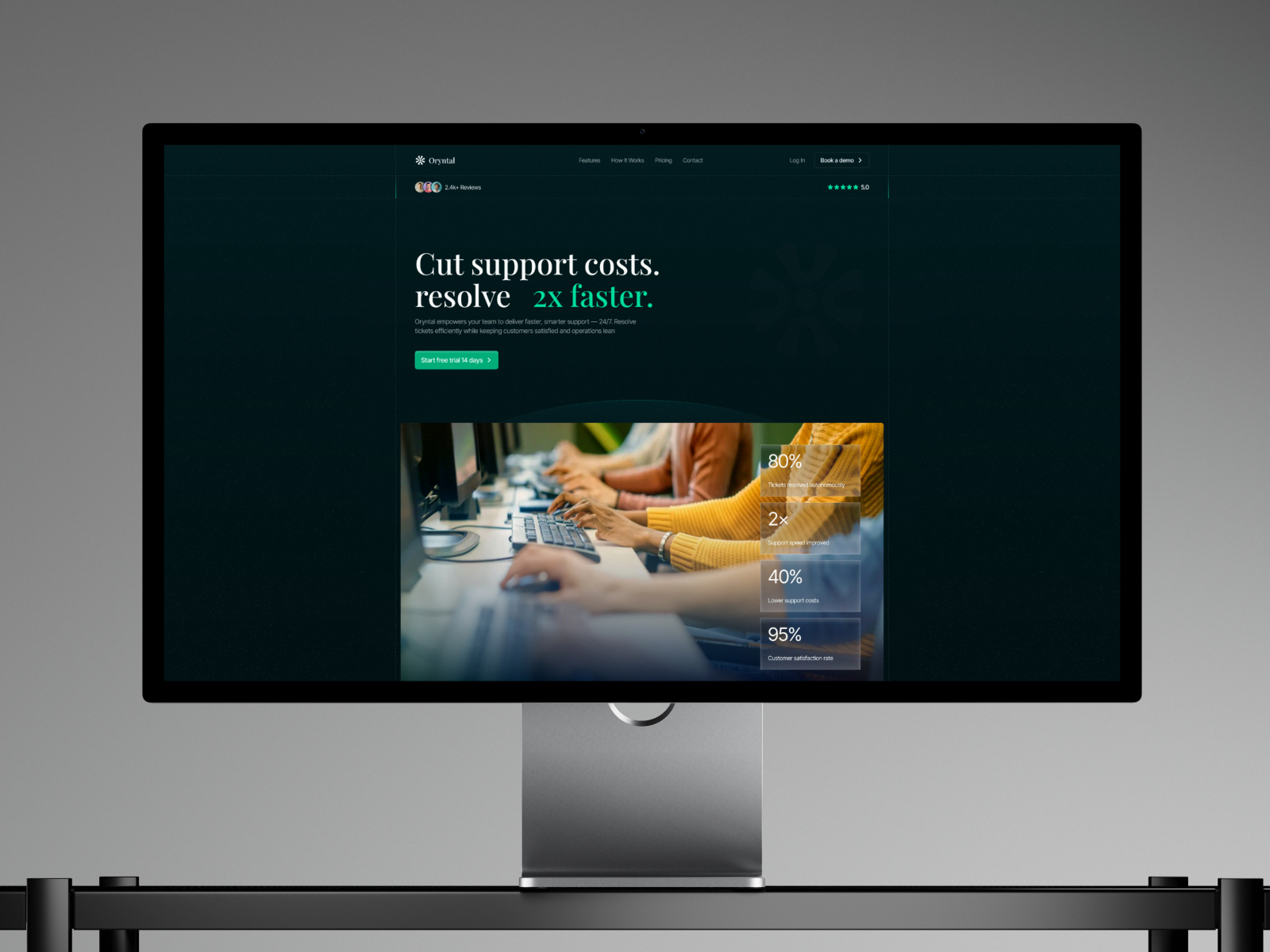 Oryntal — Free Automotive Framer Template preview