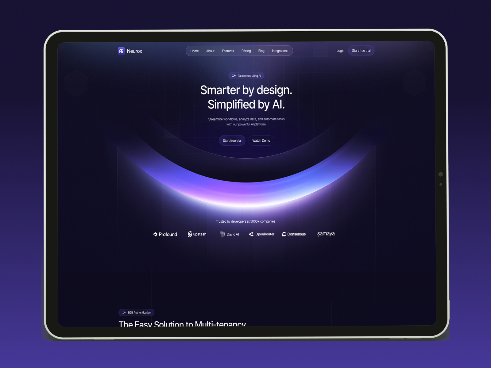 Oryzen — Free Portfolio Website Template by Majharul islam — Free Portfolio Template for Framer by Majharul islam preview