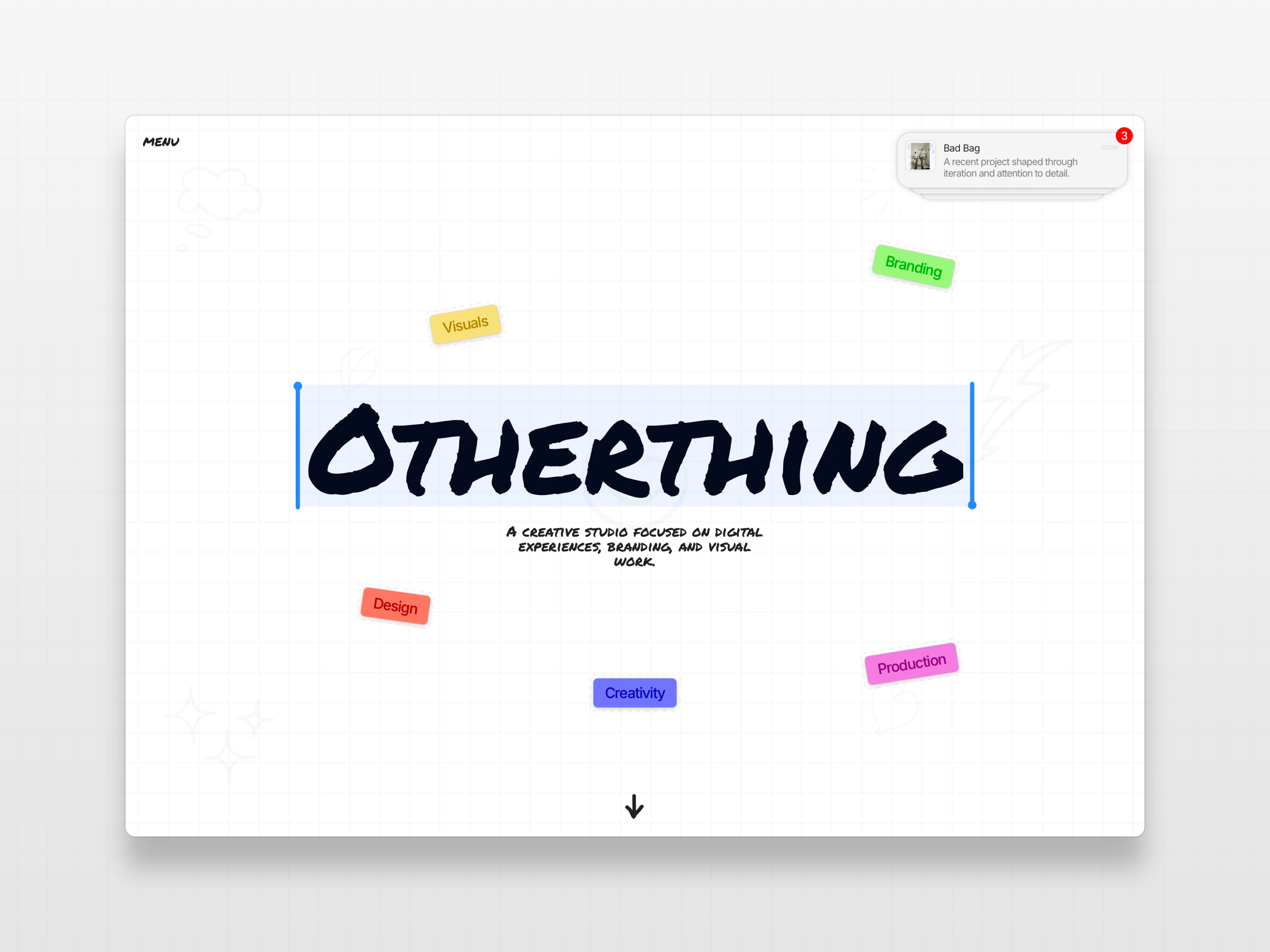 Otherthing — Free Portfolio Template for Framer preview