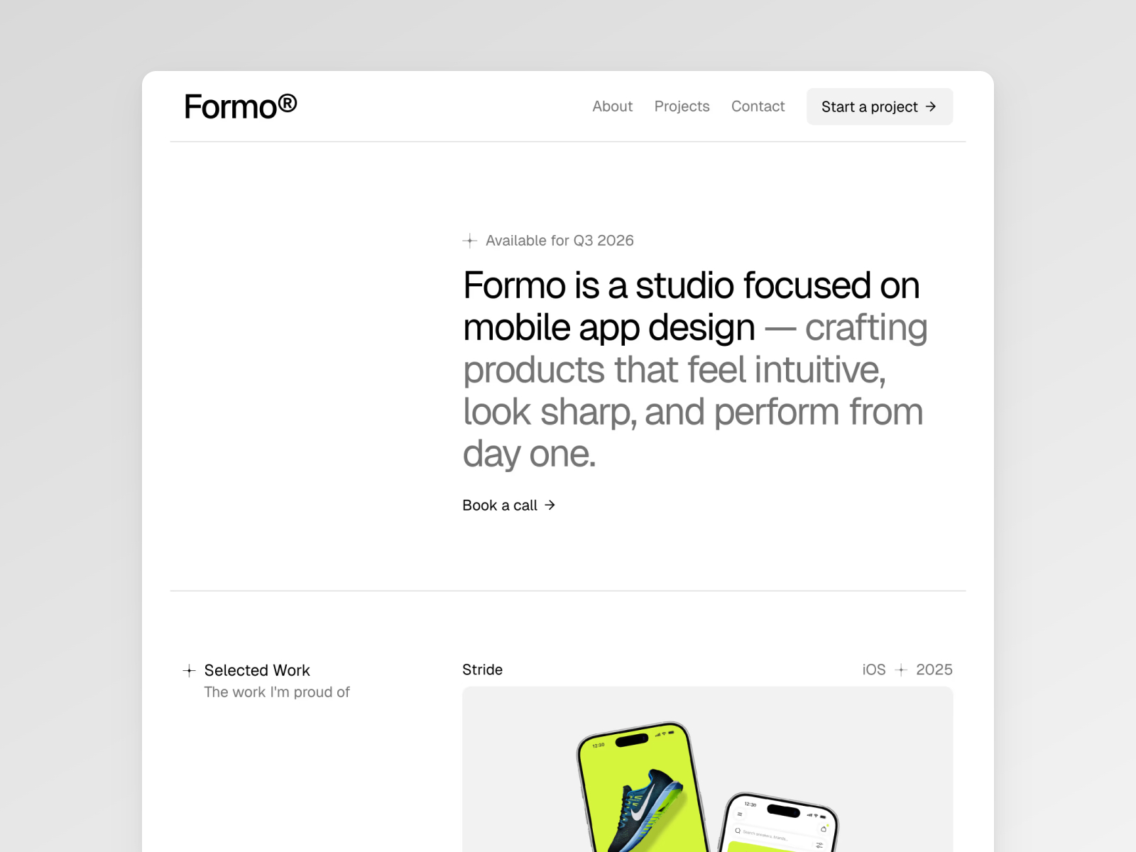 Owen Studio — Free Portfolio Website Template by Kadir Calik — Free Portfolio Template for Framer by Kadir Calik preview