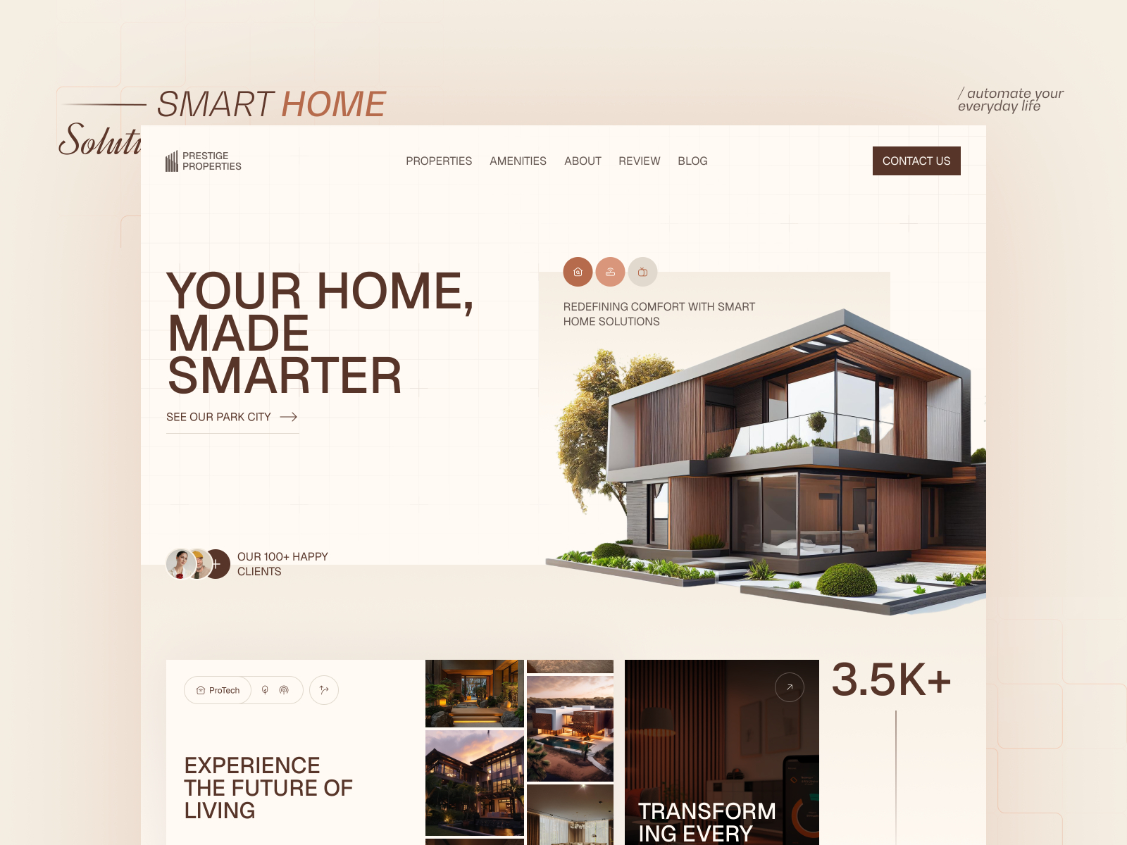 ParkCity — Free Real Estate Framer Template preview