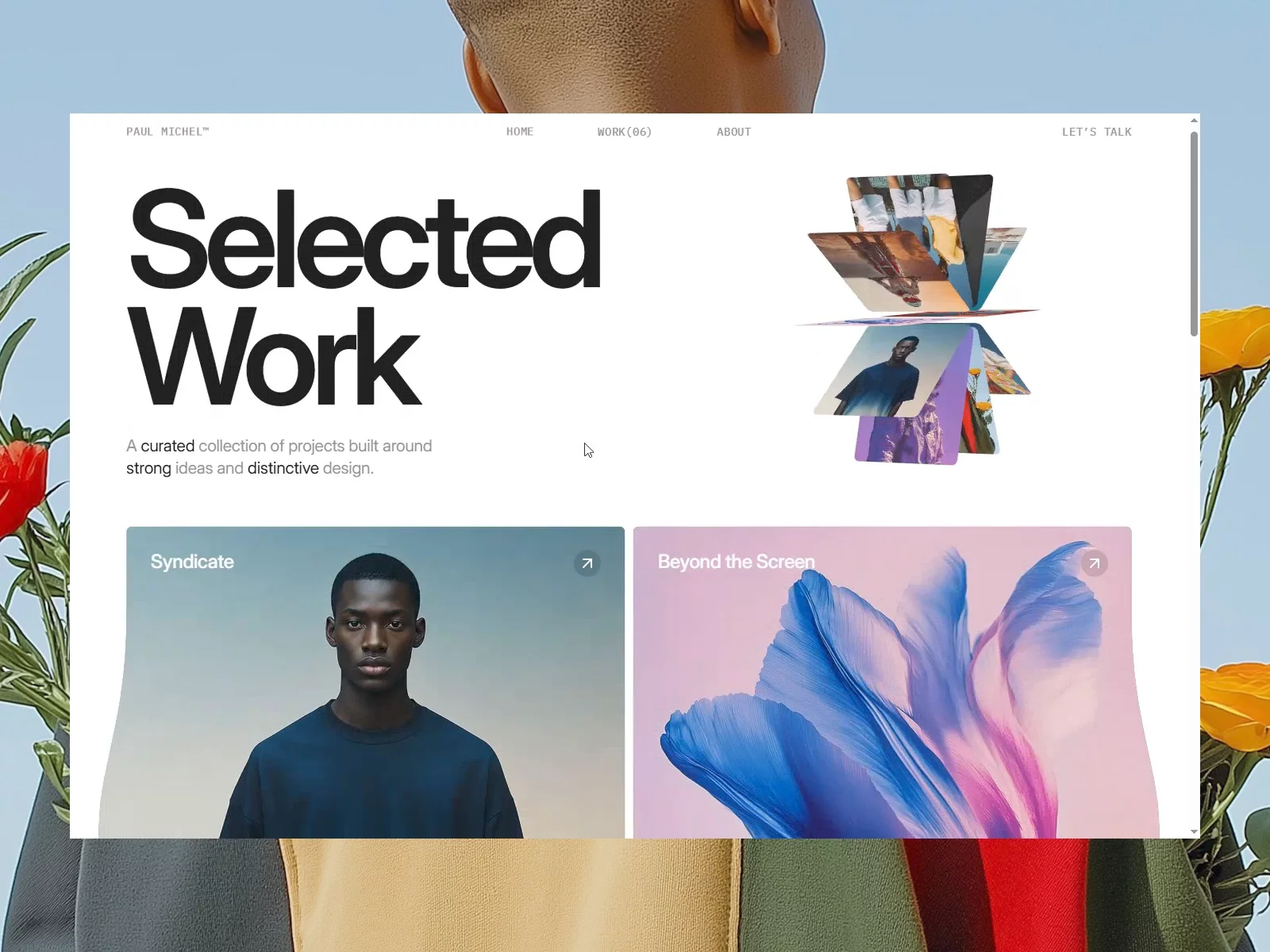 Paul Michel — Free Portfolio Framer Template preview