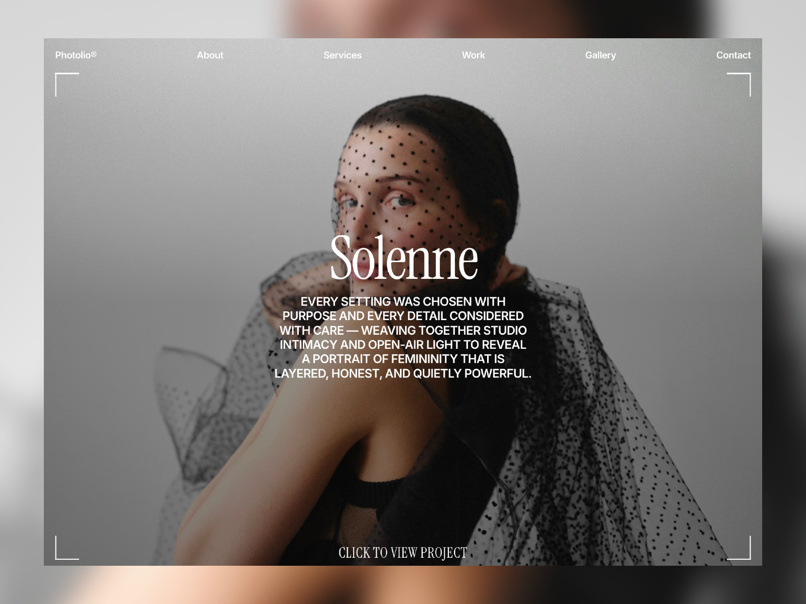 Photolio — Free Portfolio Framer Template preview