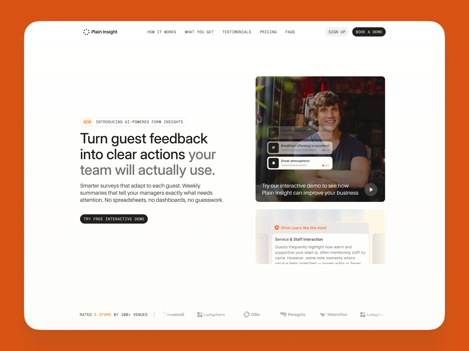 PI® — Free Landing Page Framer Template preview