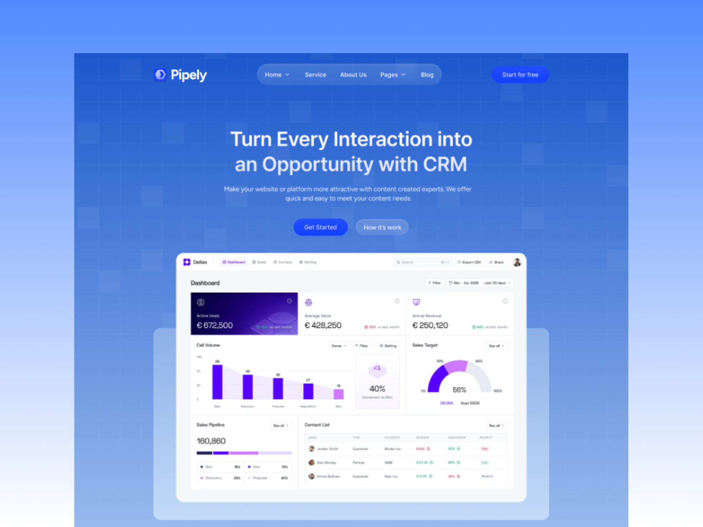 Pipele — Free SaaS Template for Framer preview