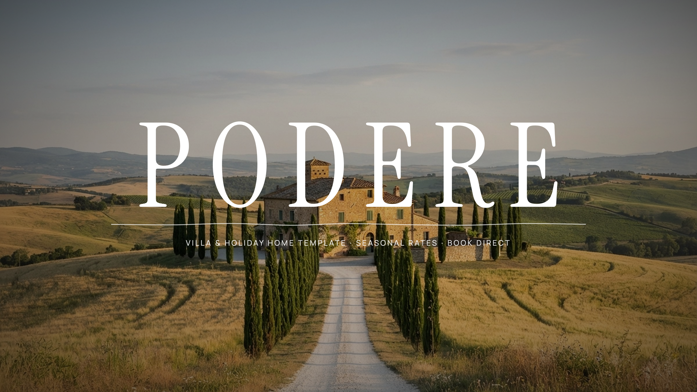 Podere — Free Portfolio Template for Framer preview