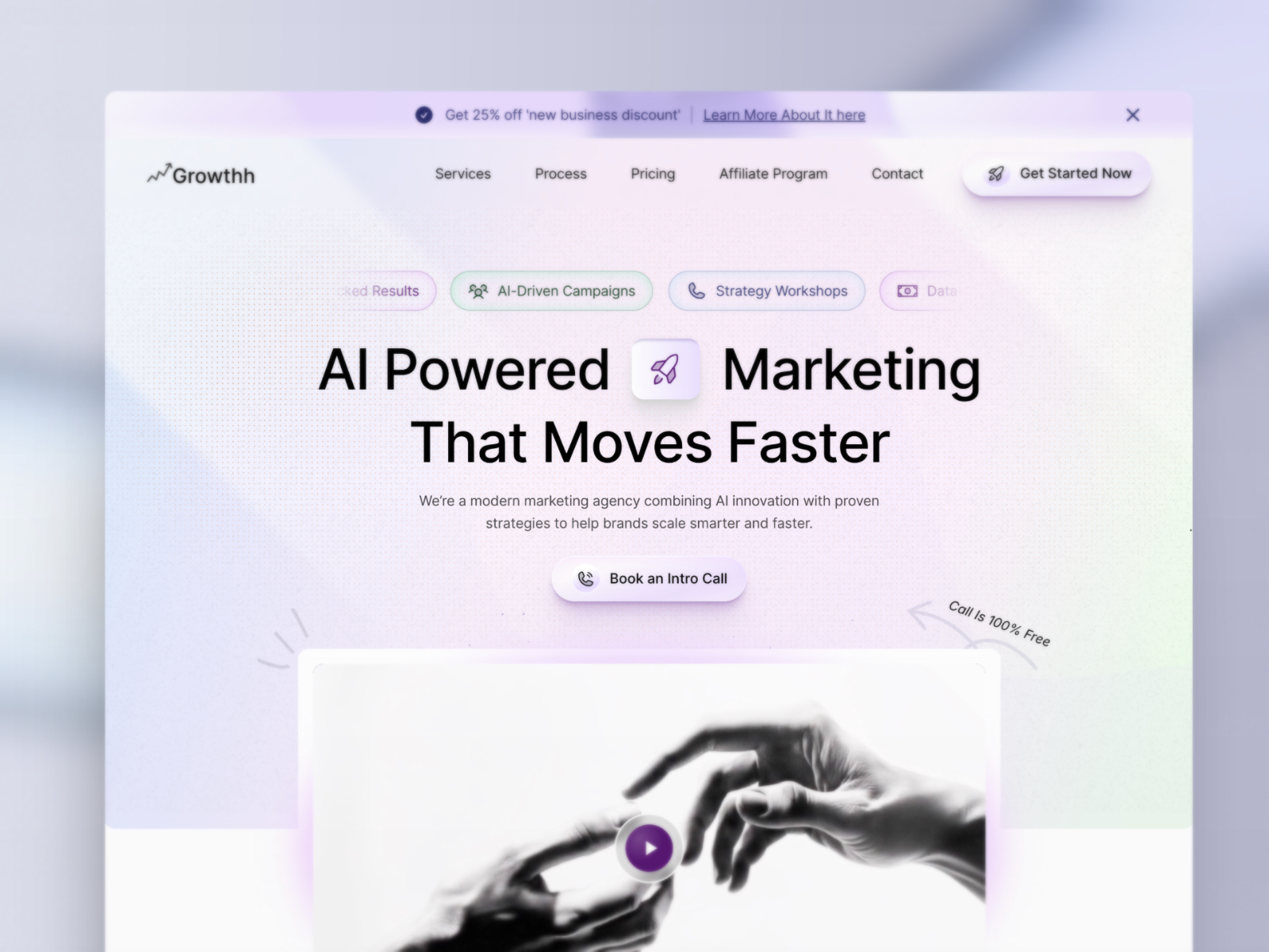 Portus Studio — Free Agency Website Template by eaze design — Free Agency Template for Framer by eaze design preview