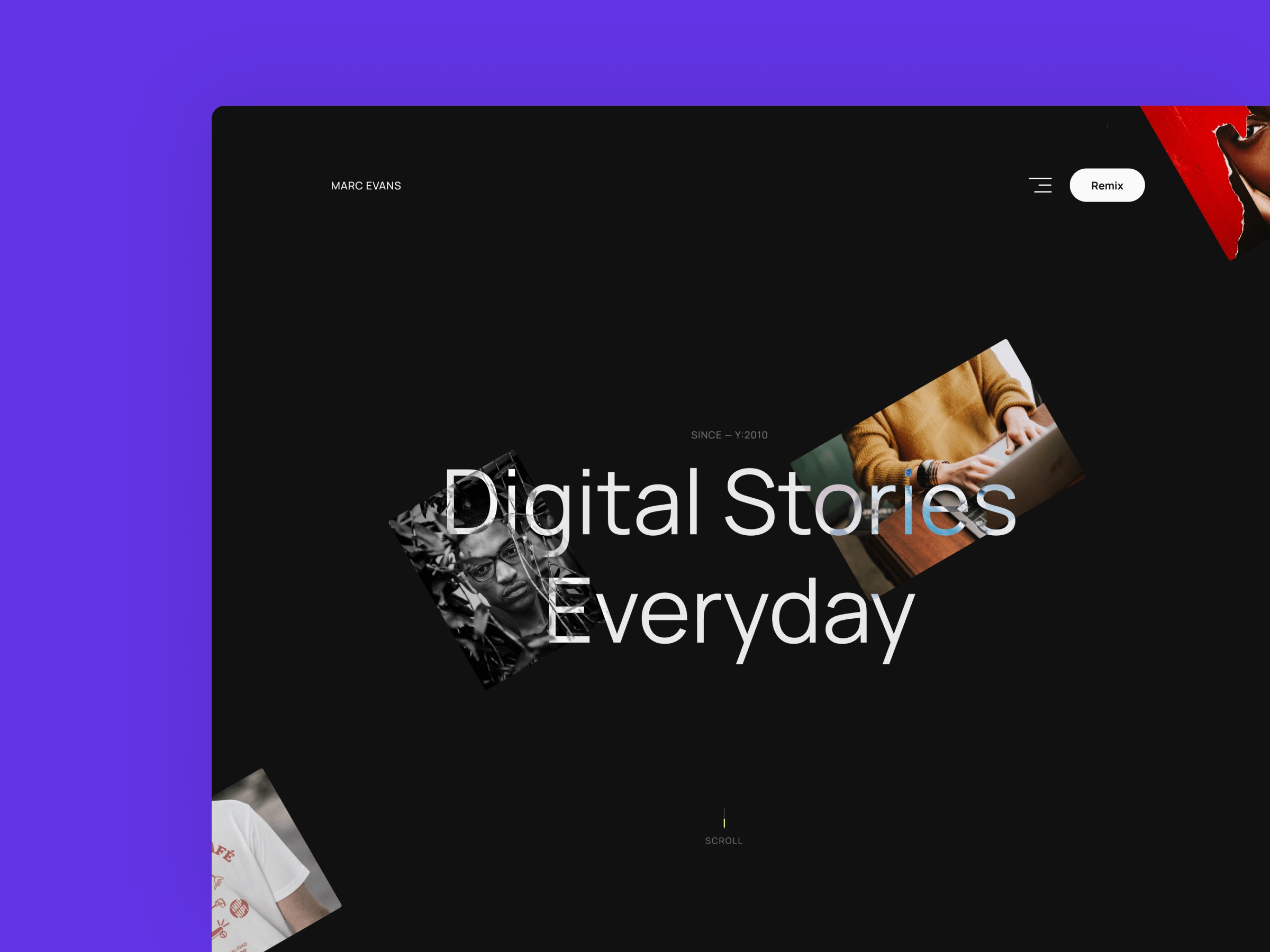 ProfileDock: Free Portfolio Website Template by Adel_Merabet — Free Portfolio Framer Template preview