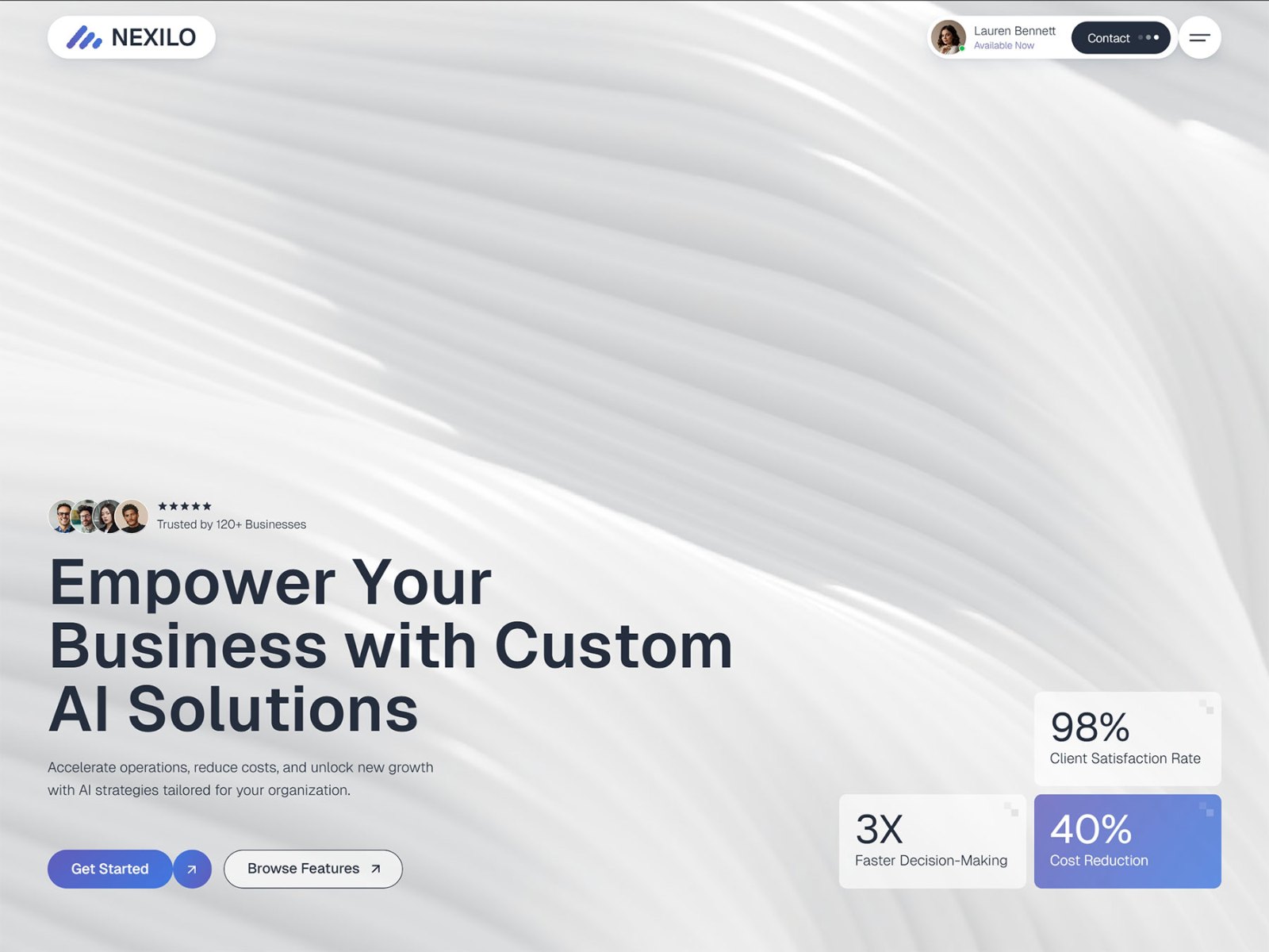 Qirev — Free Agency Website Template by Velcron — Free SaaS Template for Framer by Velcron preview