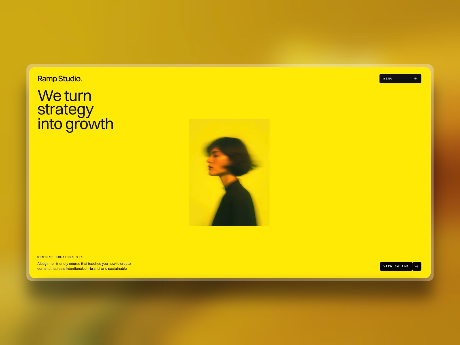 Ramp — Free Agency & Course Marketing Framer Template preview