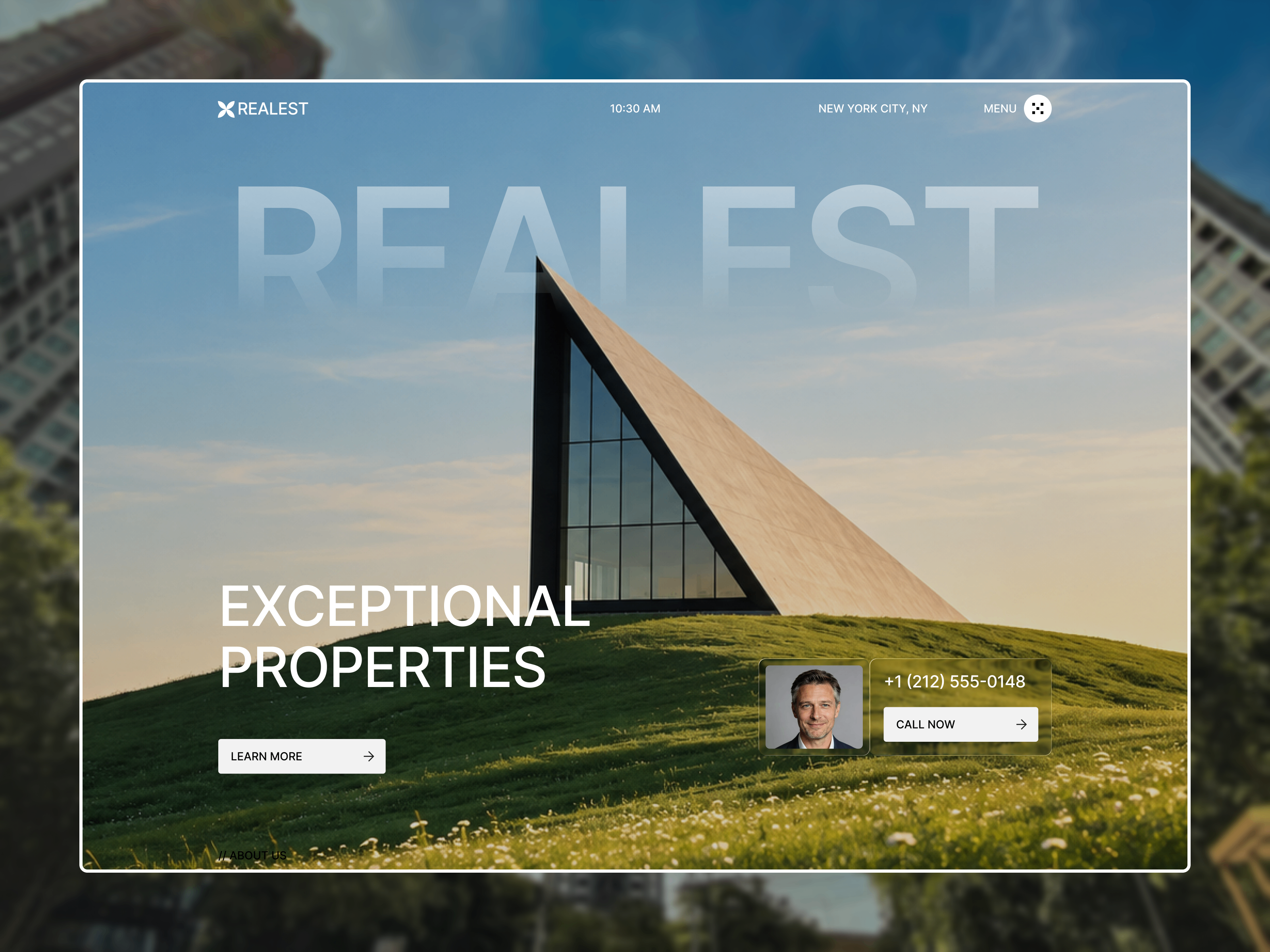 Realeste — Free Real Estate Template for Framer preview