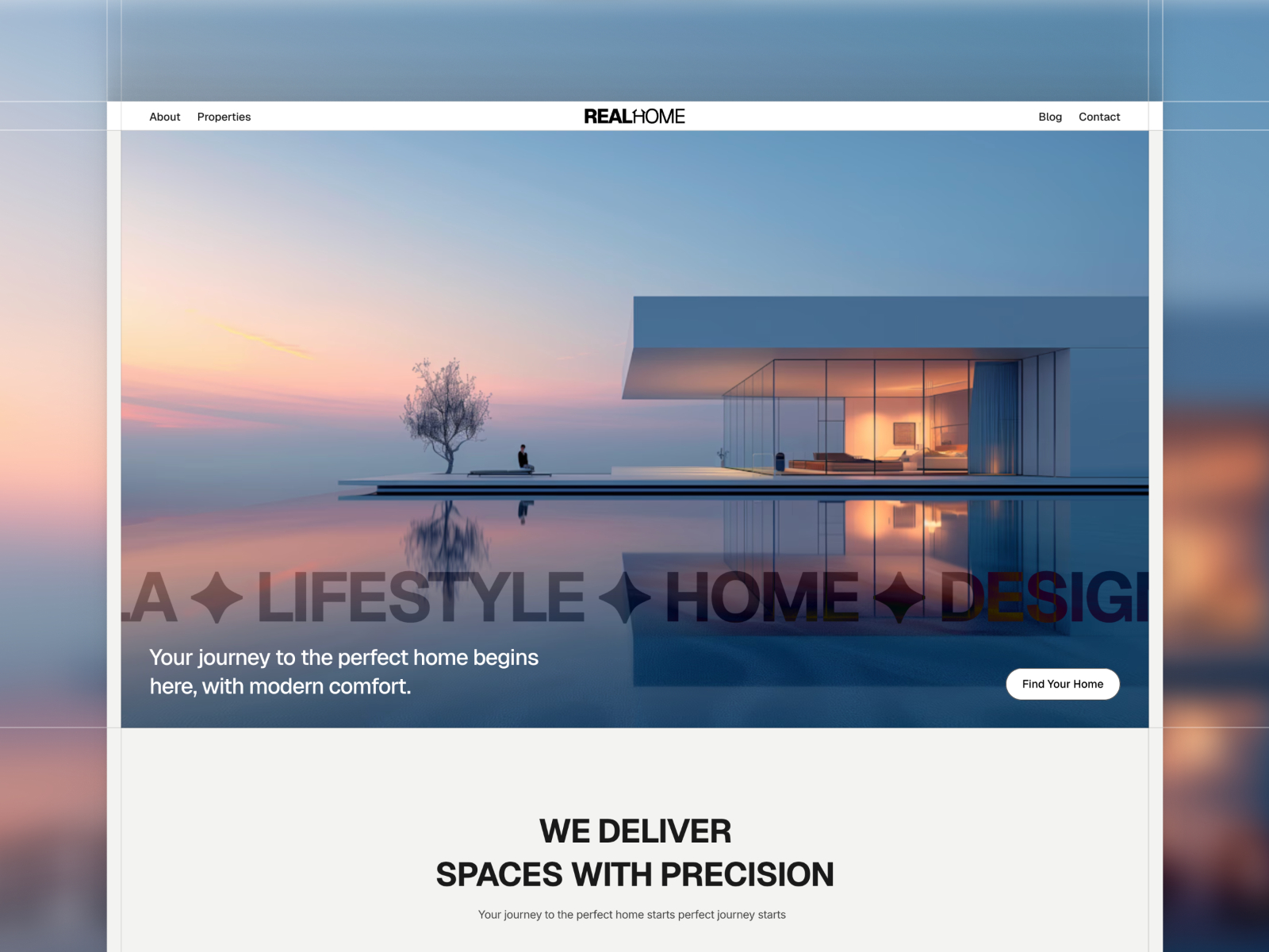 Realhome — Free Dental Framer Template preview