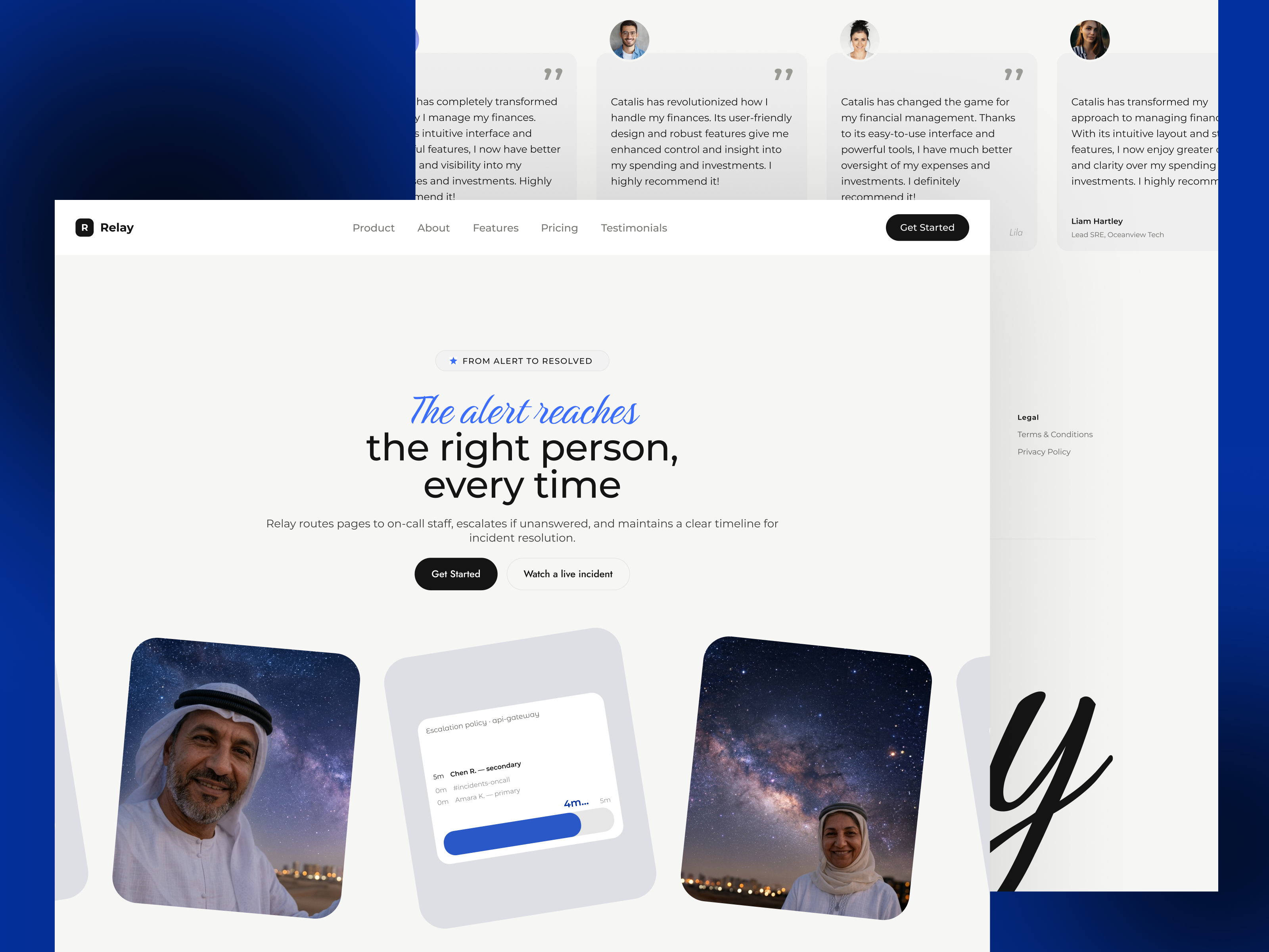 Relay CX — Free Automotive Framer Template preview