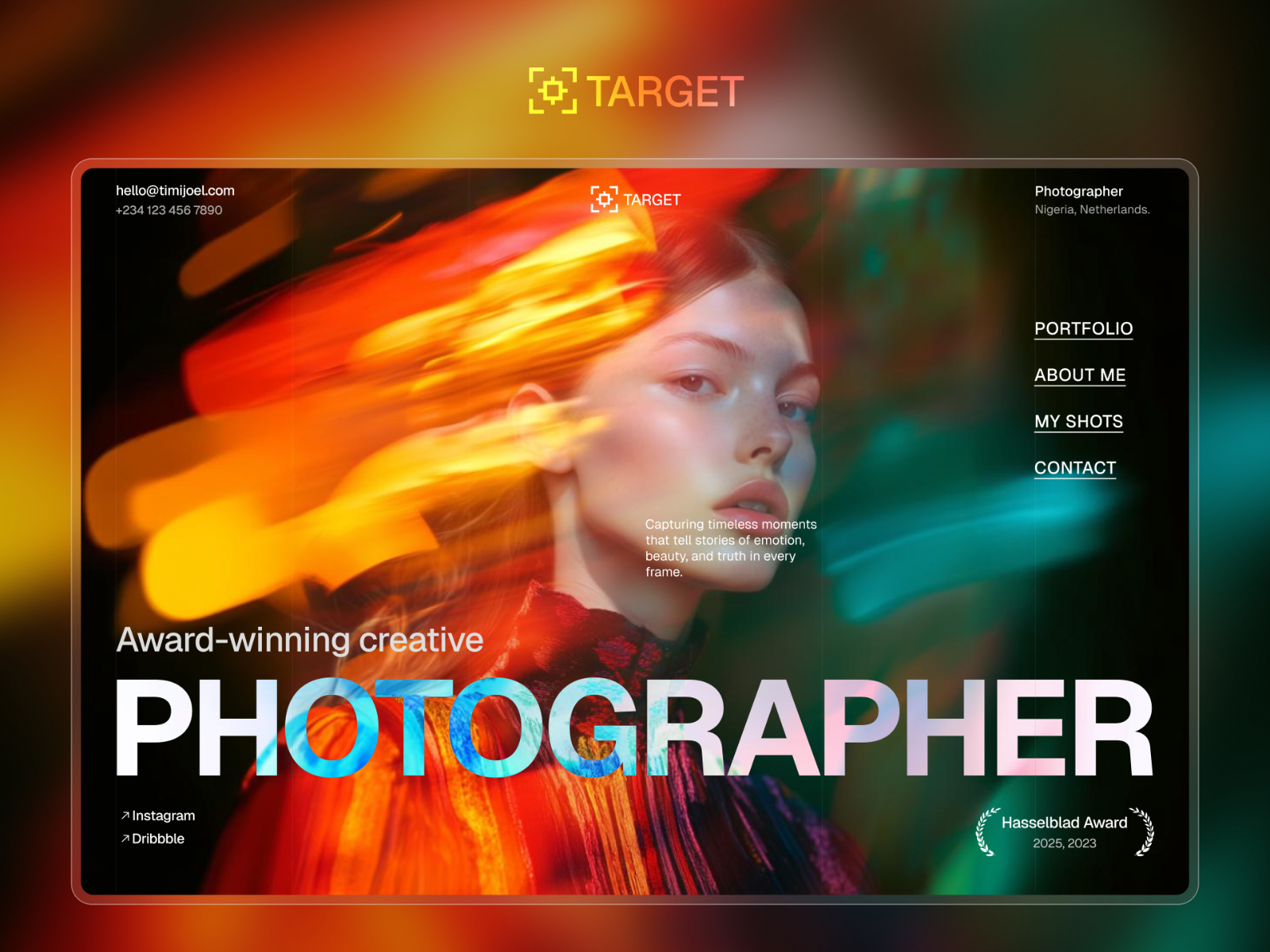 Renoir Studio — Free Photography Website Template by Hanafi Abdul Aziz — Free Architecture Template for Framer by Hanafi Abdul Aziz preview