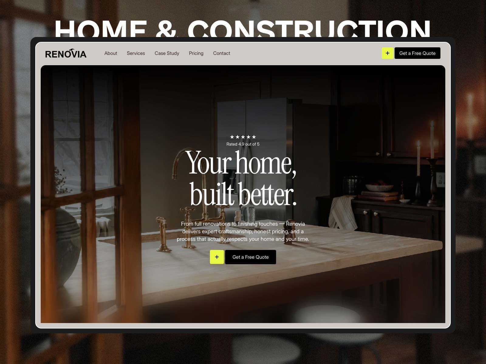 ReoHome: Free Real Estate Website Template by Reovan — Free Real Estate Framer Template preview