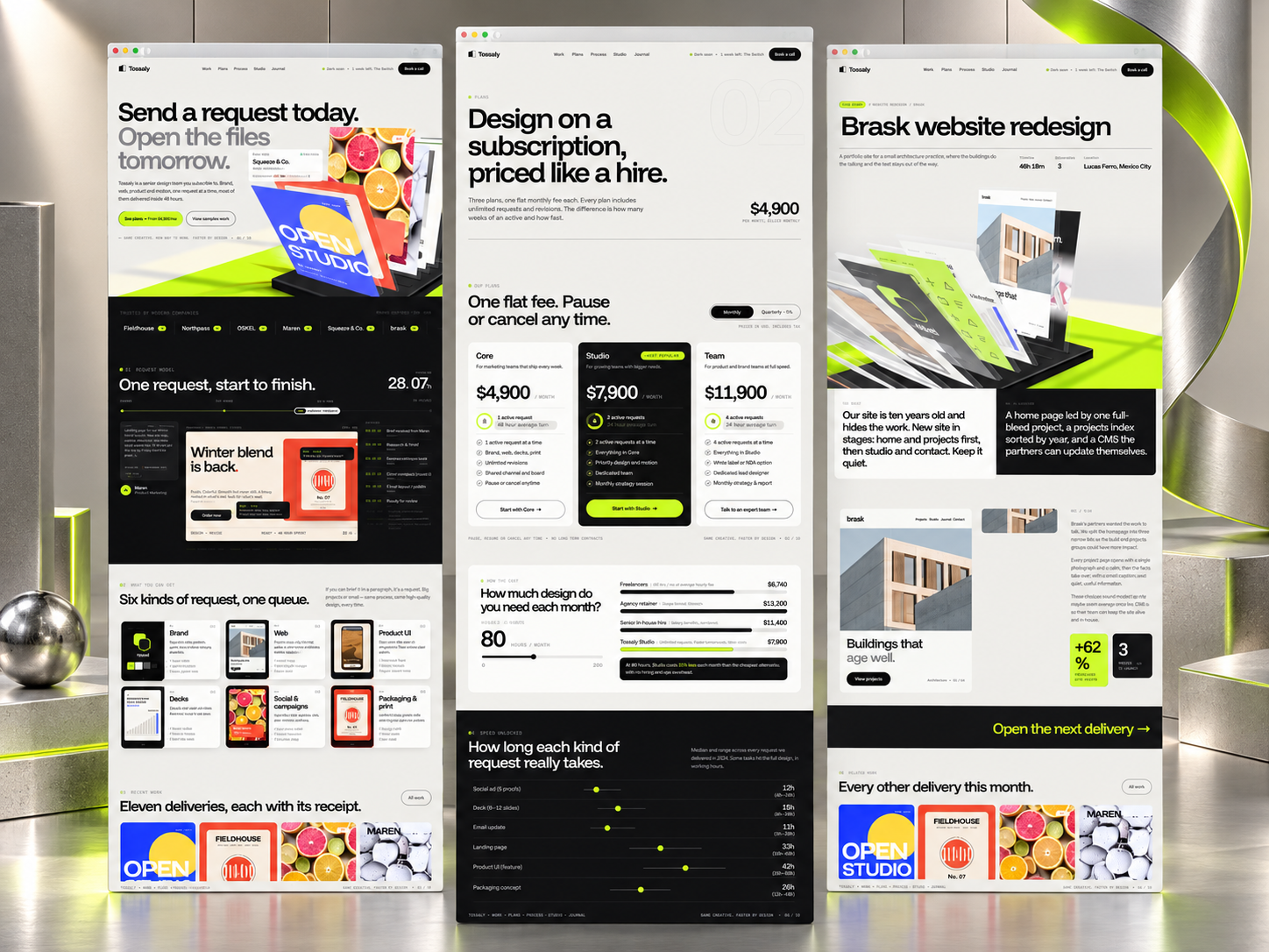 Requestfolio — Free SaaS Template for Framer preview