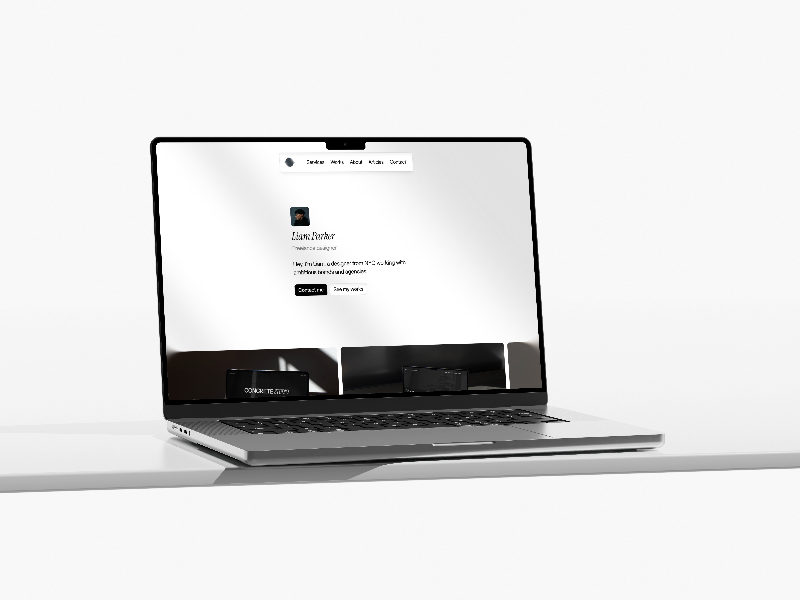 Resumo — Free Portfolio Website Template by Iyke Anthony — Free Portfolio Template for Framer by Iyke Anthony preview