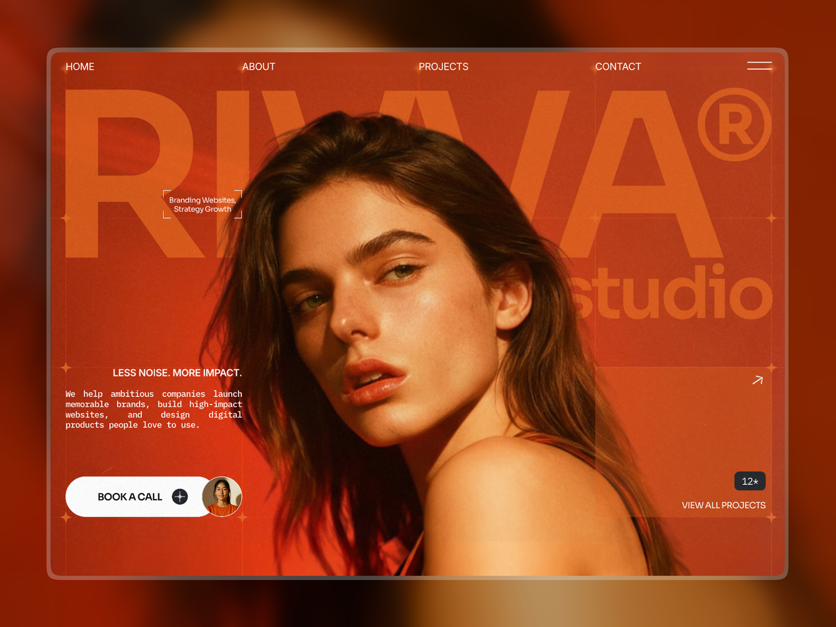 Riwa — Free Portfolio Framer Template preview