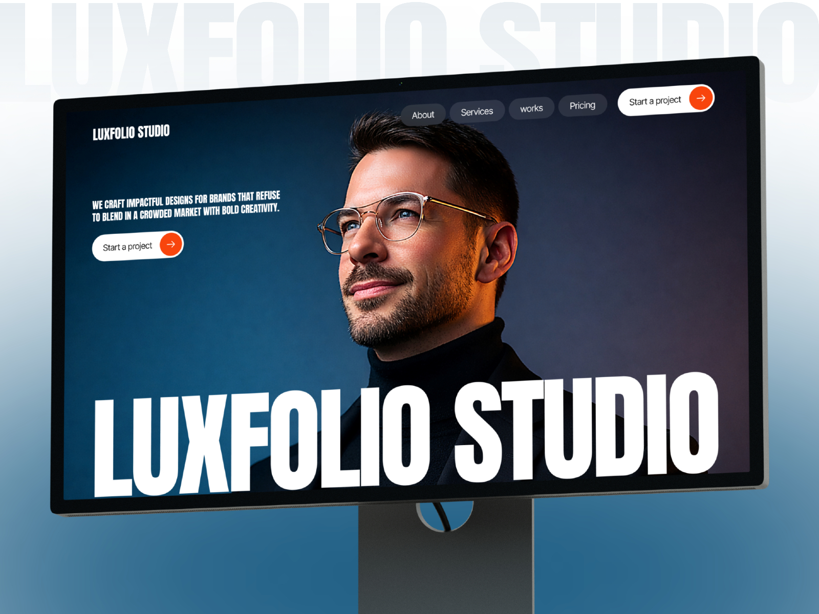 RK Abir: Free Portfolio Website Template by Pixcut Studio LLC — Free Portfolio Framer Template preview