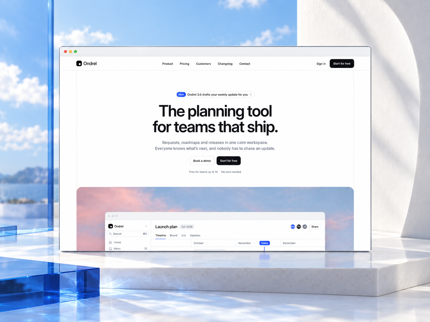 Saasbright — Free SaaS Template for Framer preview