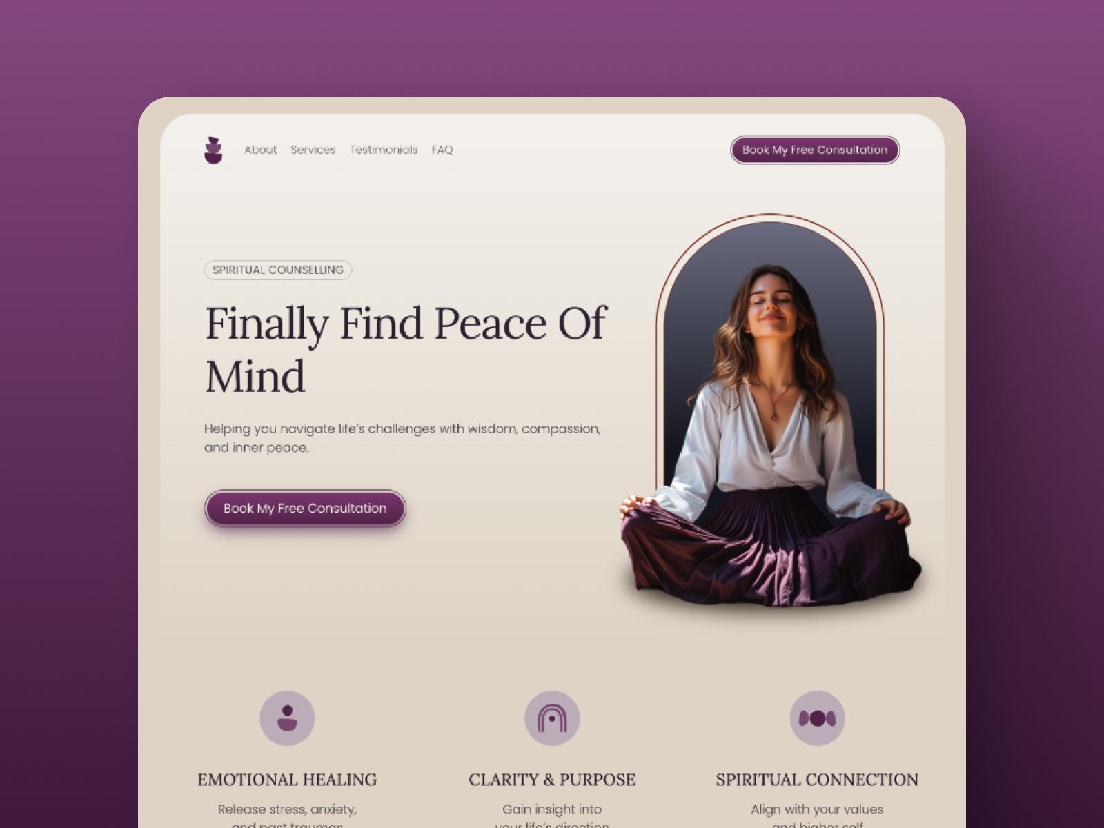 Safe Space: Free Free Website Template by Shivangi Agarwal — Free Portfolio Framer Template preview