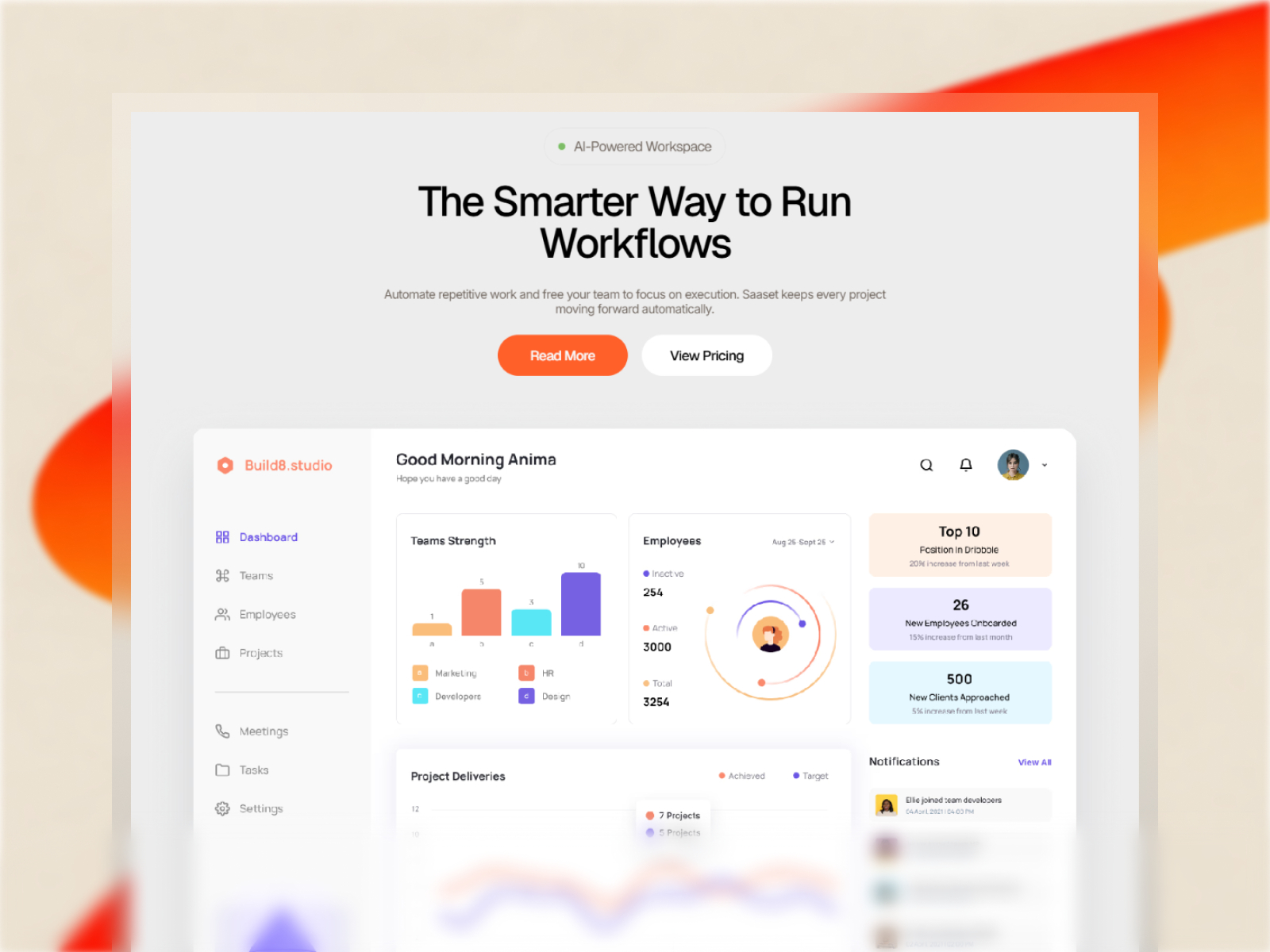 Saaaset — Free SaaS Framer Template preview