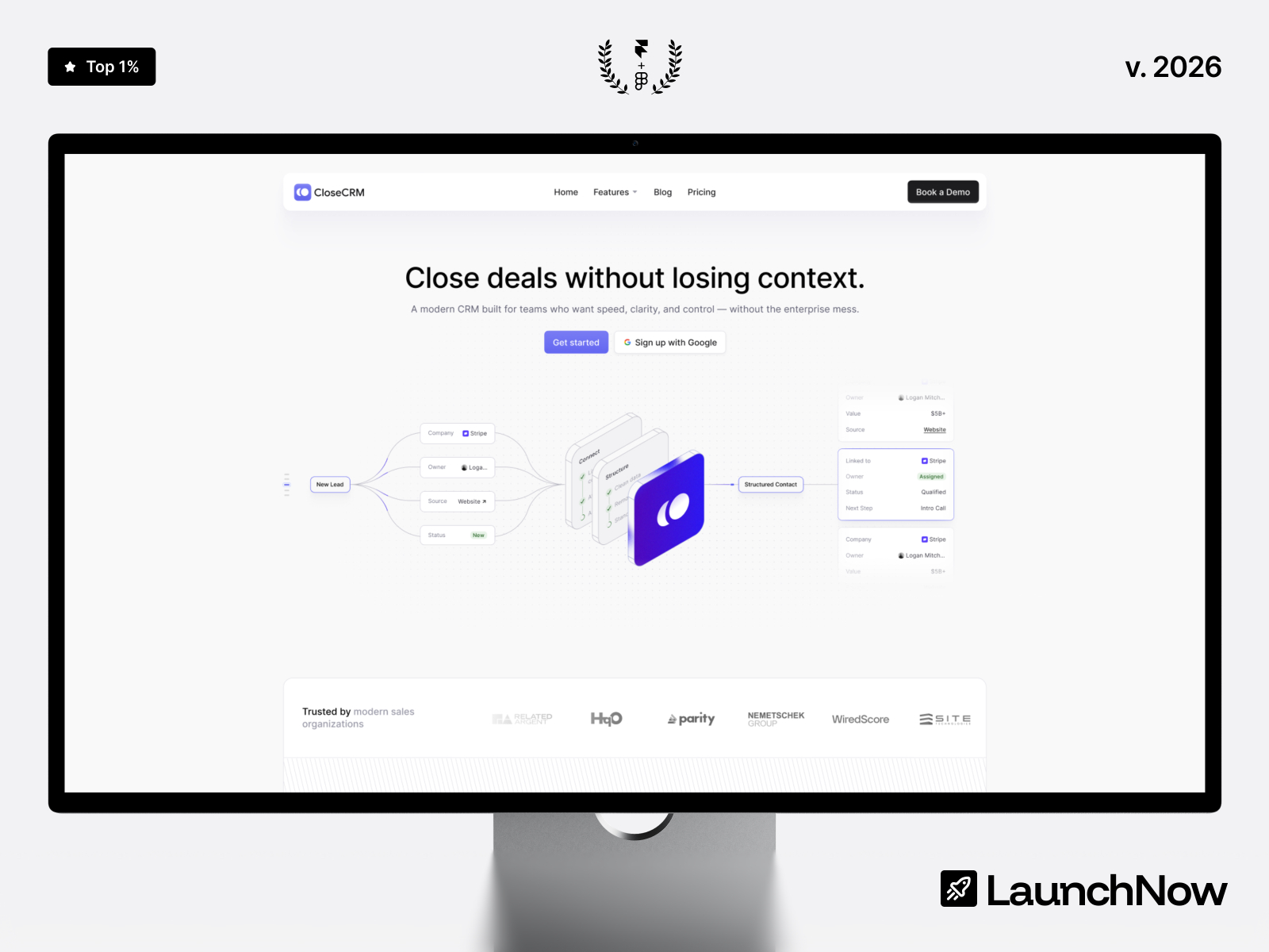 SaSLab: Free SaaS Website Template by WebOcean — Free SaaS Framer Template preview