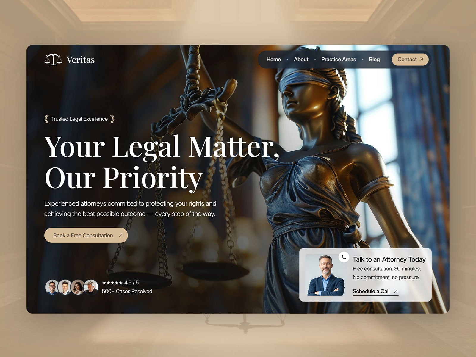 Serein Laundry: Free Free Website Template by mohd shoaib — Free Legal Framer Template preview