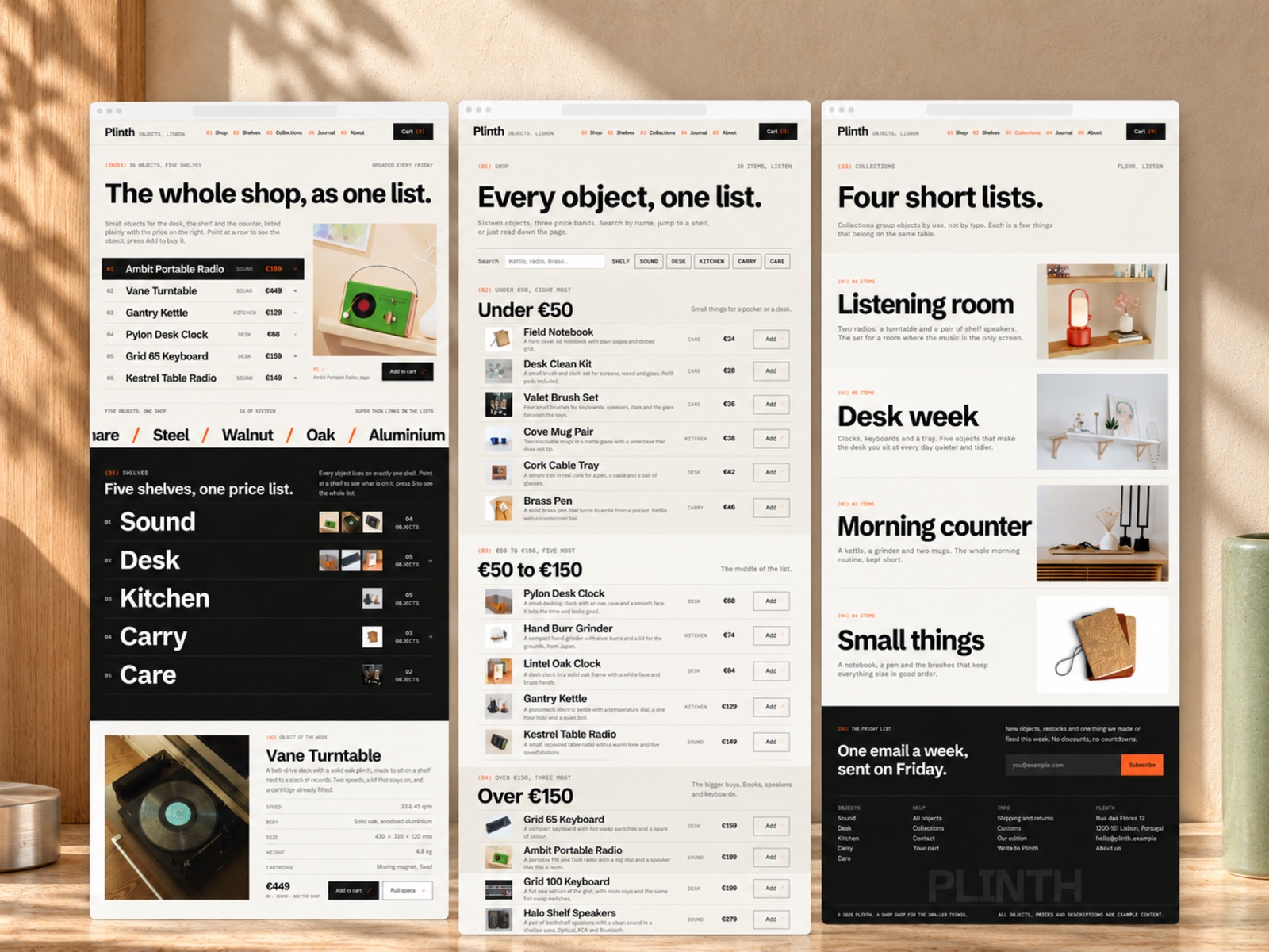 Shelfline — Free Ecommerce Template for Framer preview