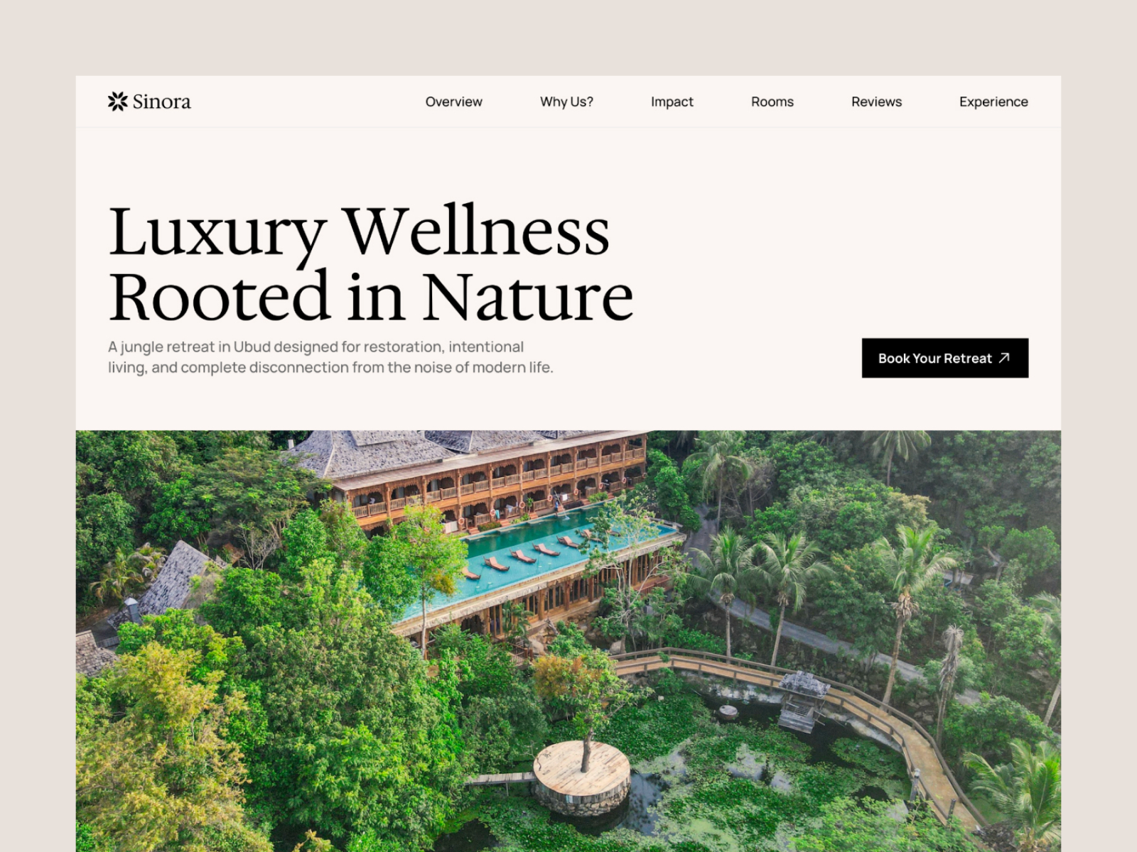 Sinora — Free Fitness Framer Template preview