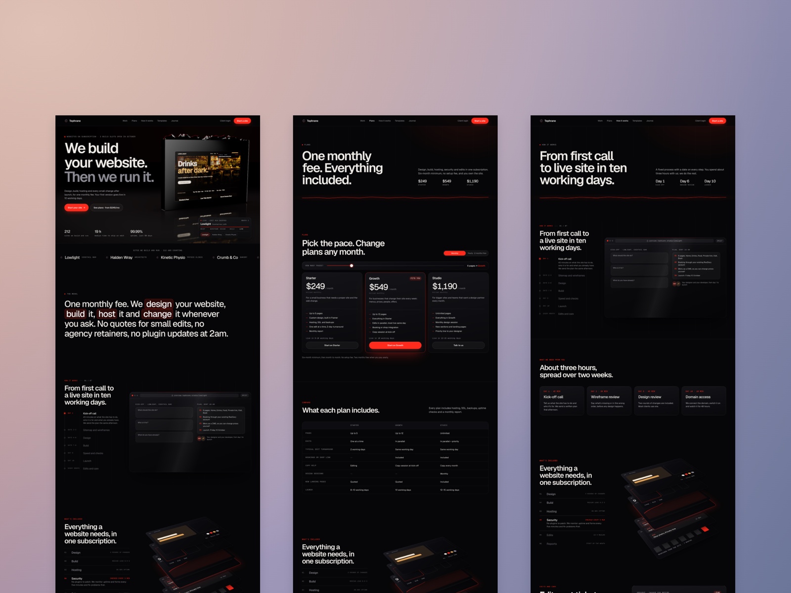 Siterun — Free SaaS Framer Template preview