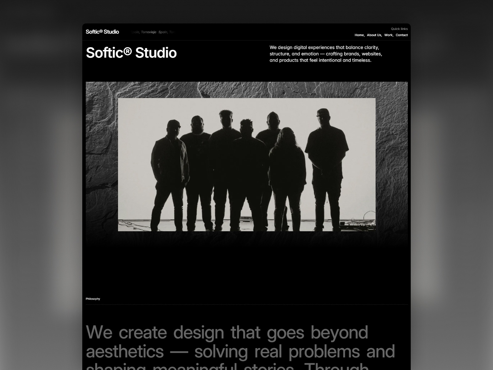 Softic — Free Creative Agency Framer Template preview