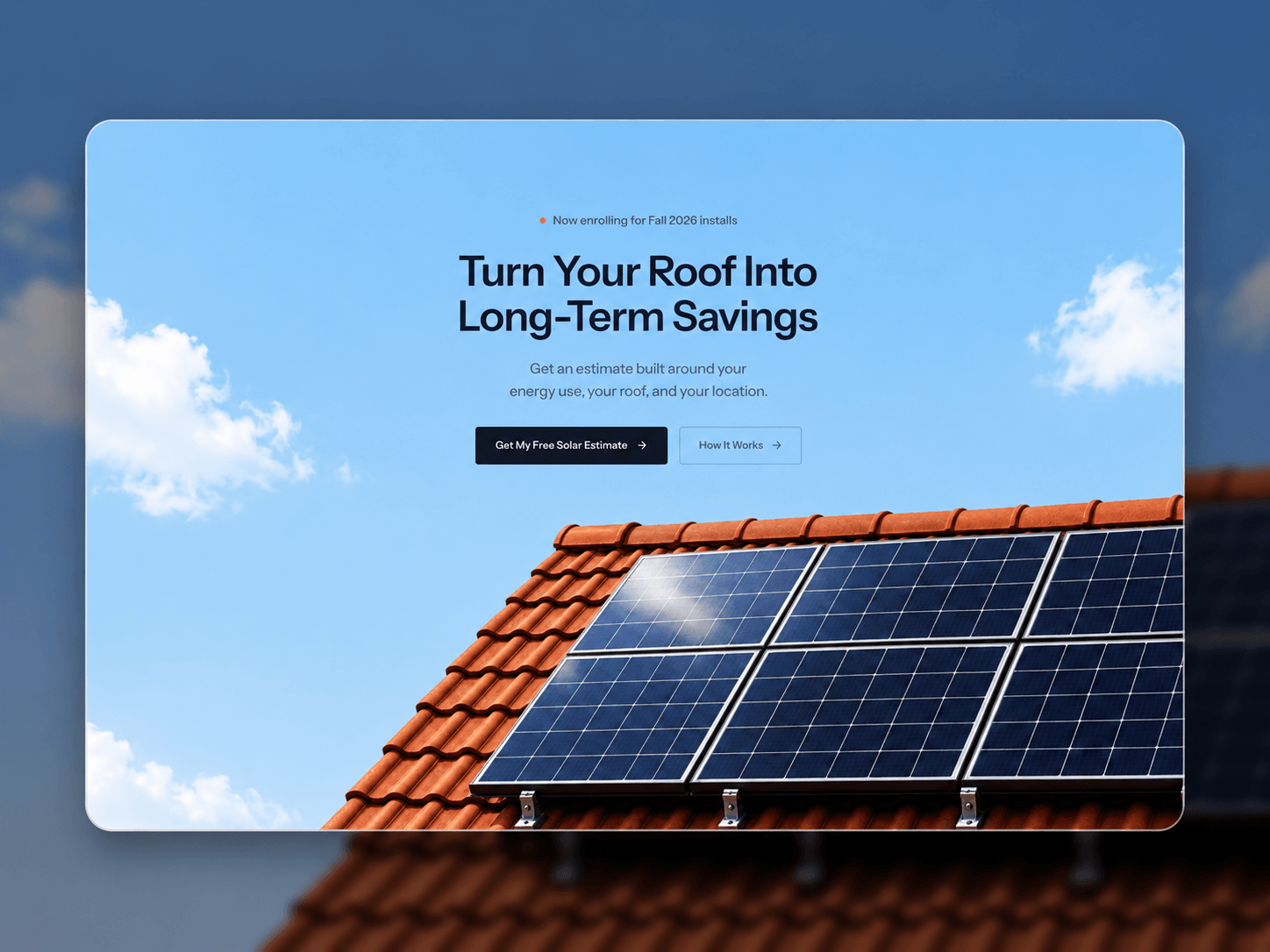 Solare — Free Real Estate Website Template by Fitrin — Free Real Estate Template for Framer by Fitrin preview