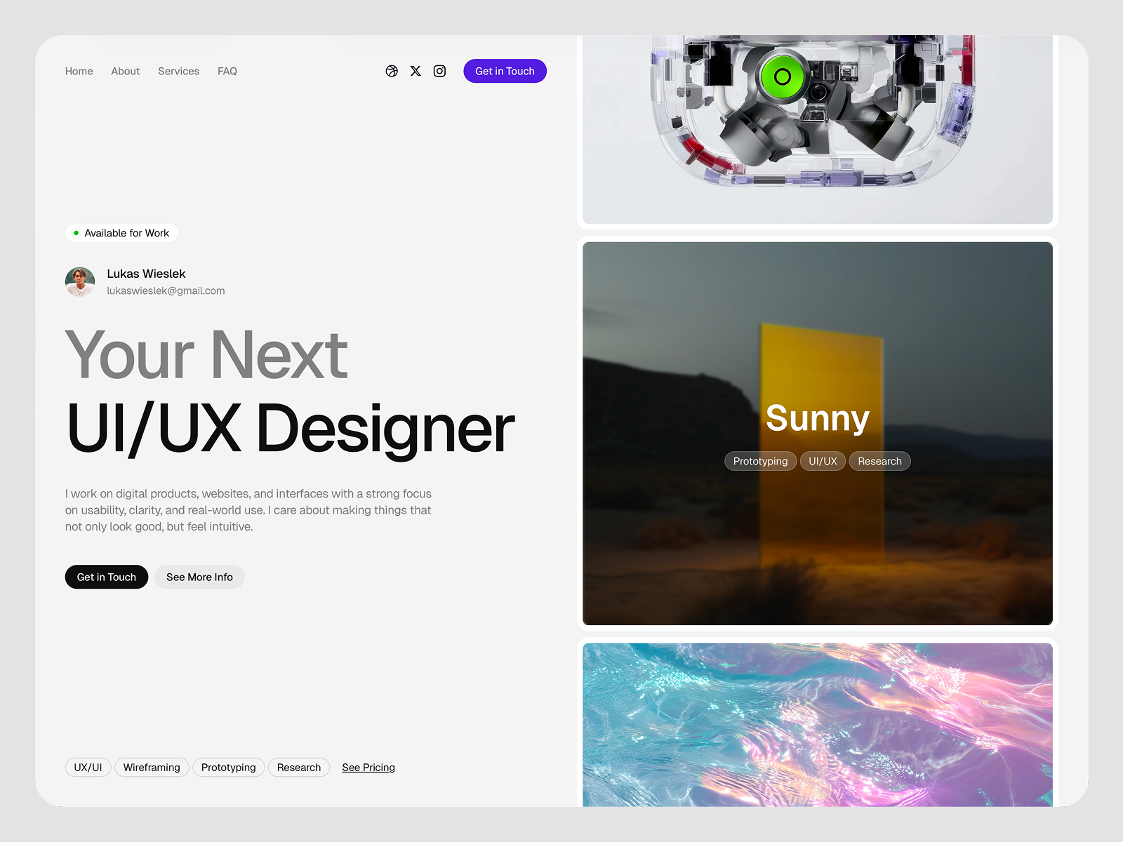 SOLENNE Studio: Free Portfolio Website Template by SoloFoundry — Free Events Framer Template preview