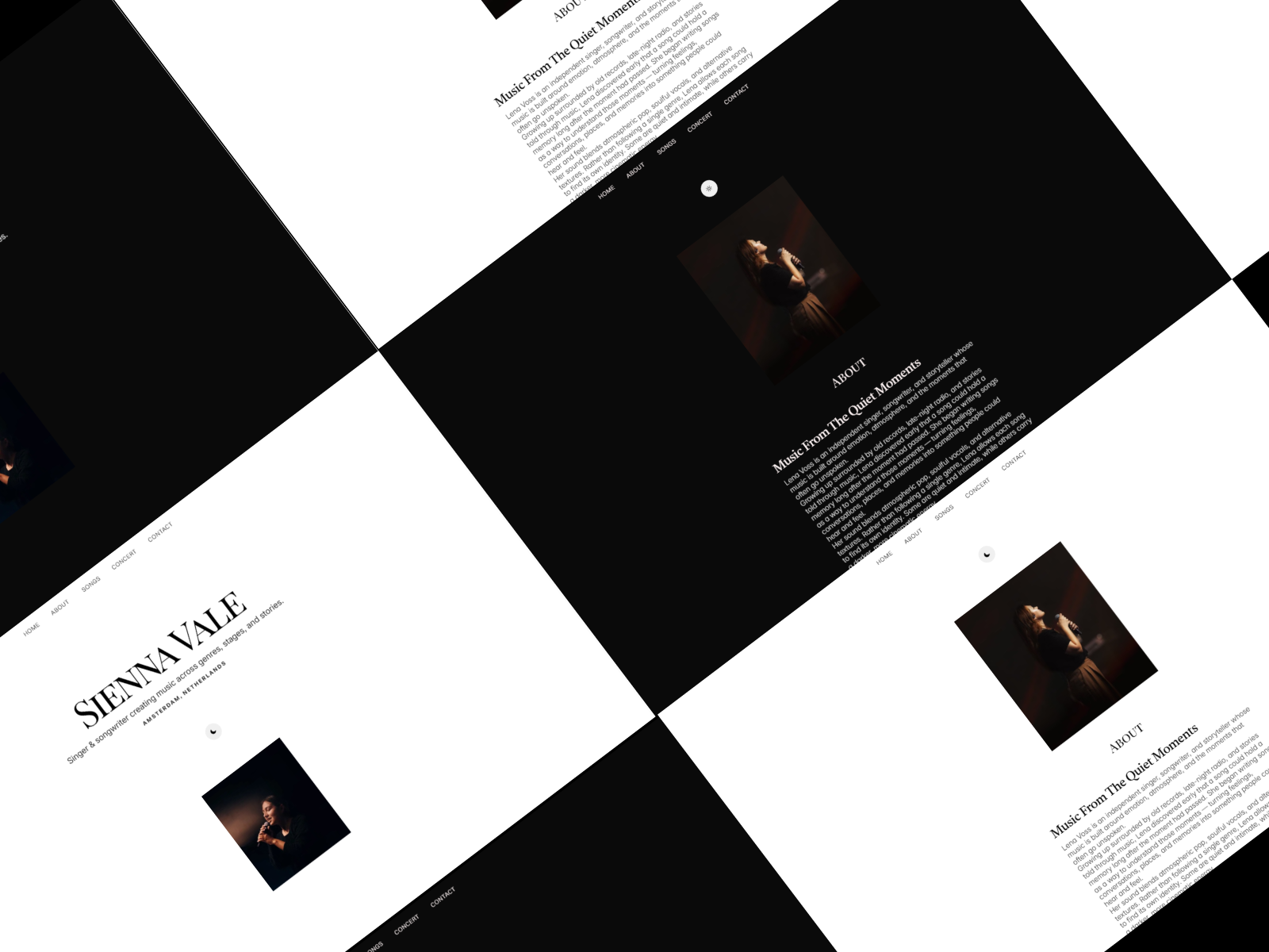 Solennesinger — Free Landing Page Template for Framer preview