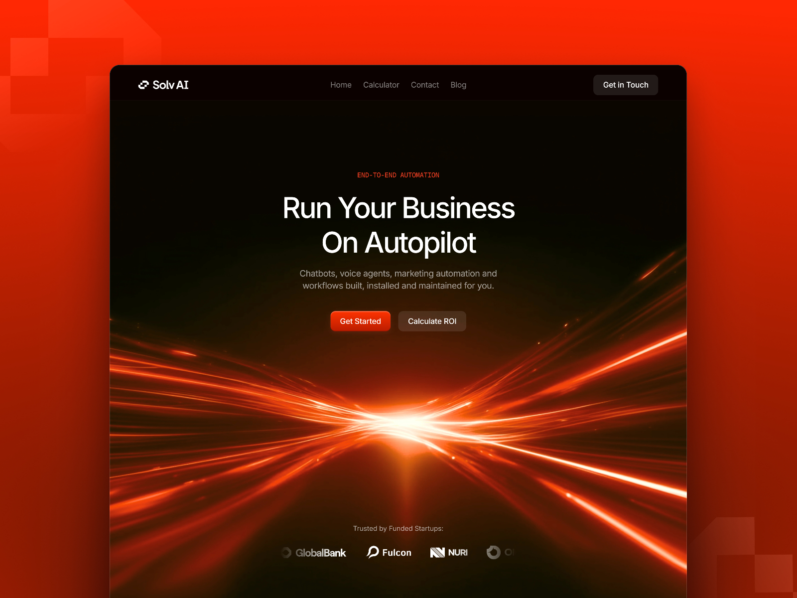 Solv — Free AI Agency & Automation Framer Template preview