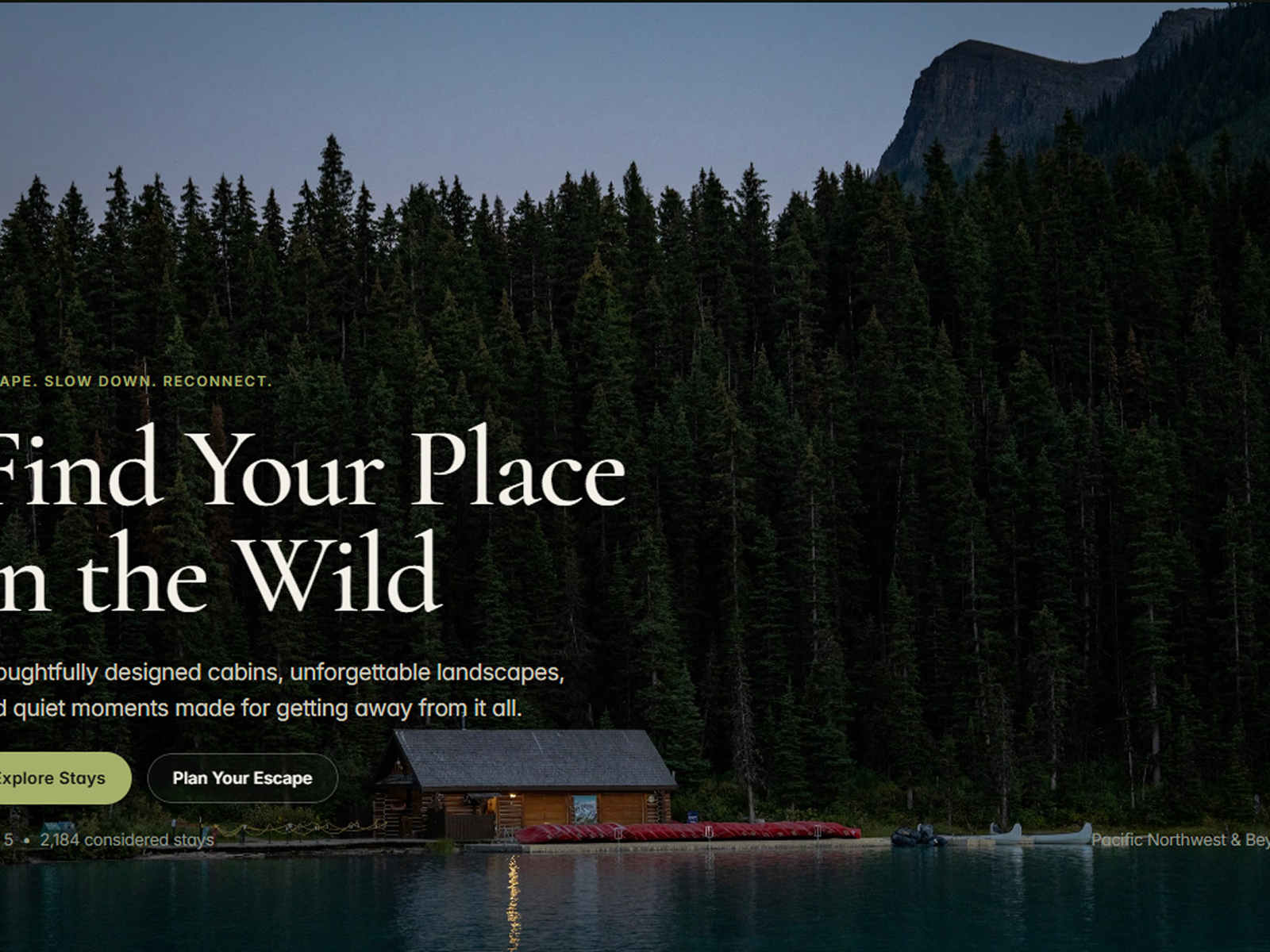 Sonderwild Retreats: Free Entertainment Website Template by Ahmad khan — Free Landing Page Framer Template preview