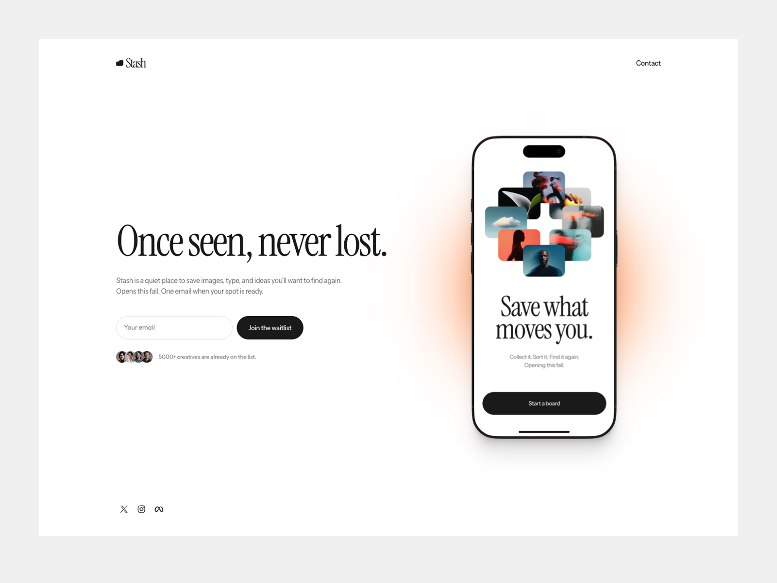 Stash — Free SaaS Template for Framer preview