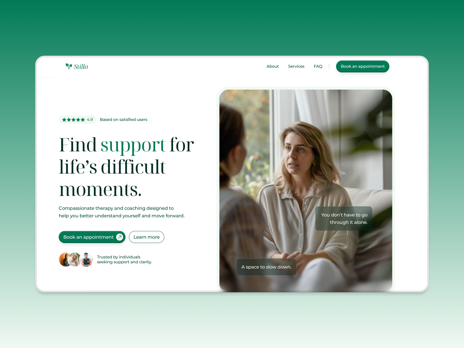 Stillo - Free Landing Page Framer Template preview