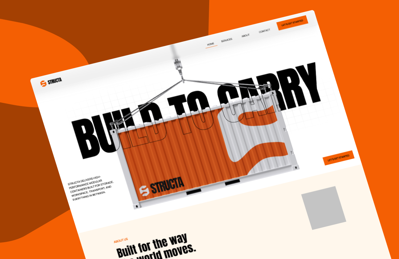 Structa — Free Landing Page Framer Template preview