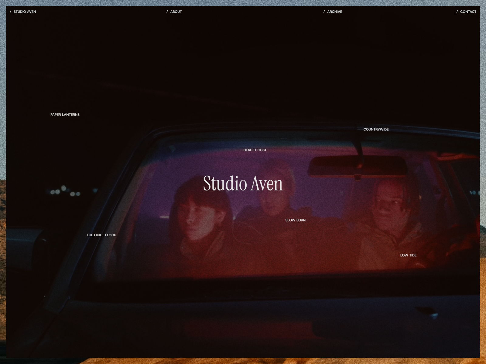 Studio Aven — Free Agency Framer Template preview
